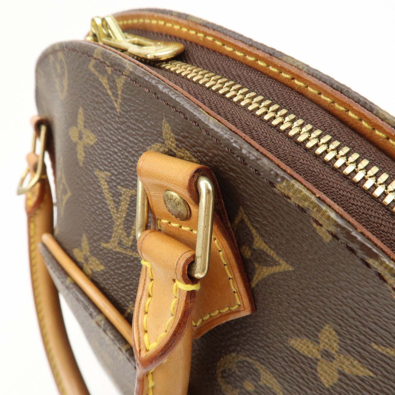 Louis Vuitton Monogram Ellipse MM Hand Bag Brown M51127