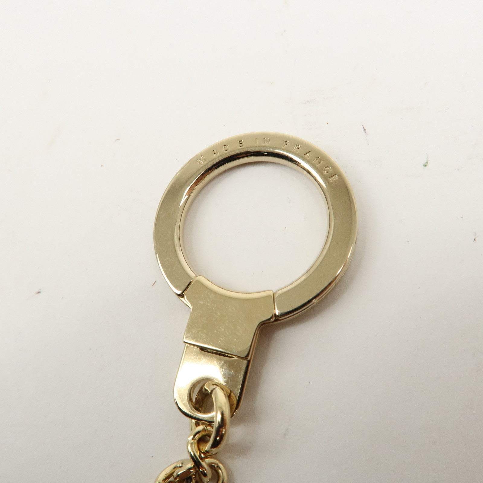 Louis Vuitton Chenne Ano Cles Key Chain Key Charm Gold M58021 Used