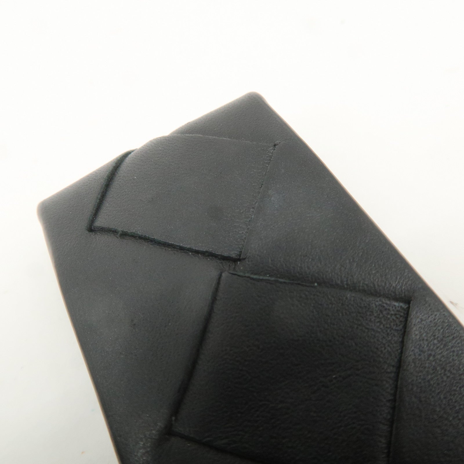 BOTTEGA VENETA Intrecciato Leather Money Clip Black