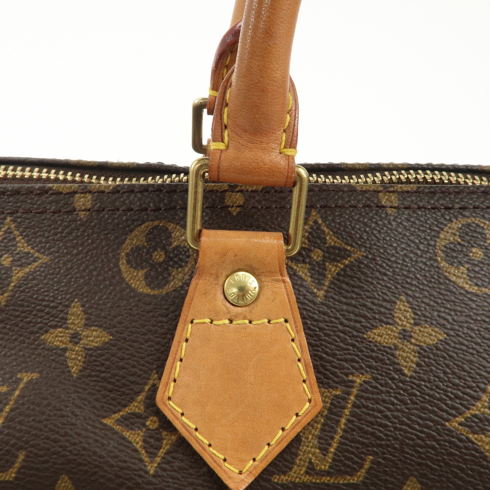 Louis Vuitton Monogram Speedy 30 Hand Bag Boston Bag M41526 Used