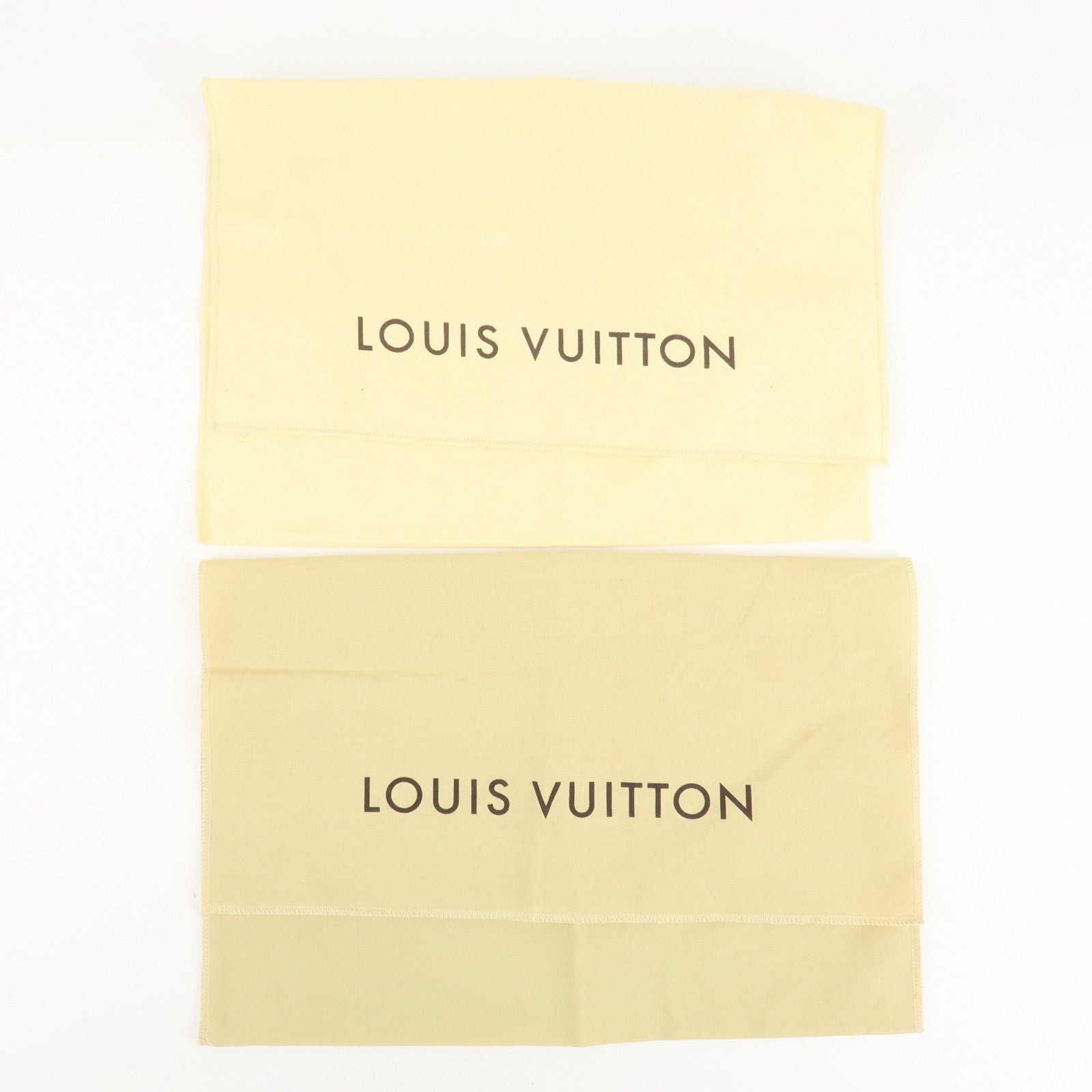 Louis Vuitton Set Of 10 Dust Bag Flap Style Beige Used