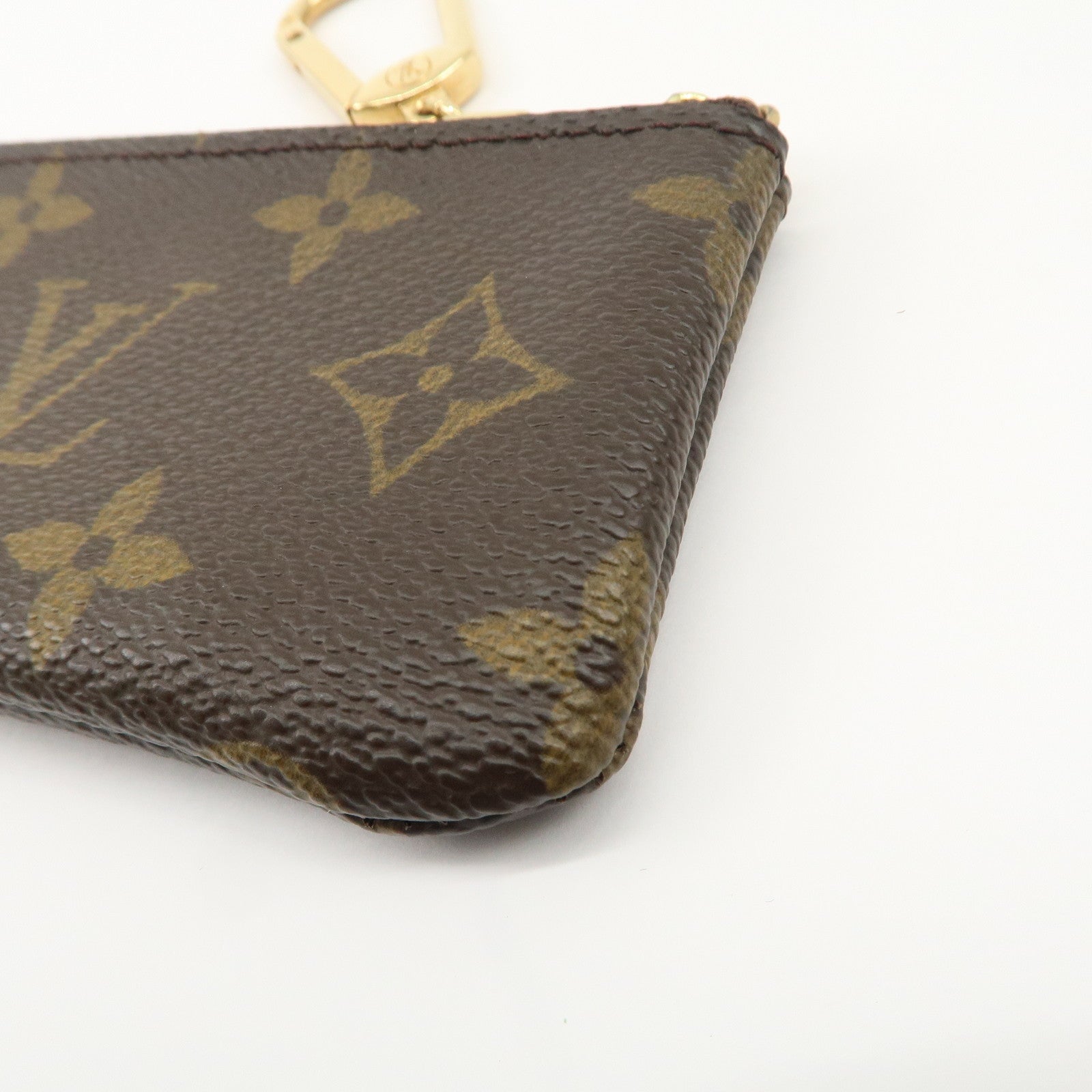 Louis Vuitton Monogram Pochette Cles Coin Case Key Case  M62650