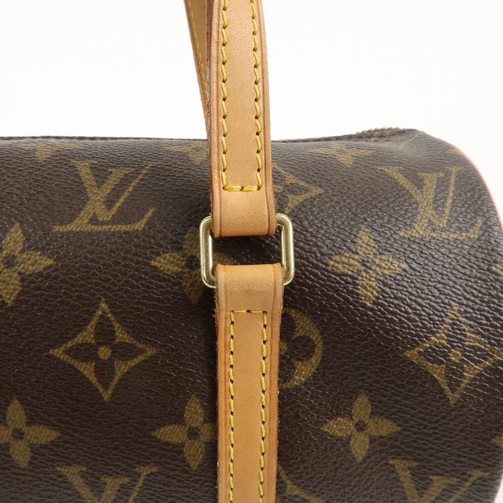 Louis Vuitton Monogram Papillon 26 Hand Bag 
Pouch Brown M51386