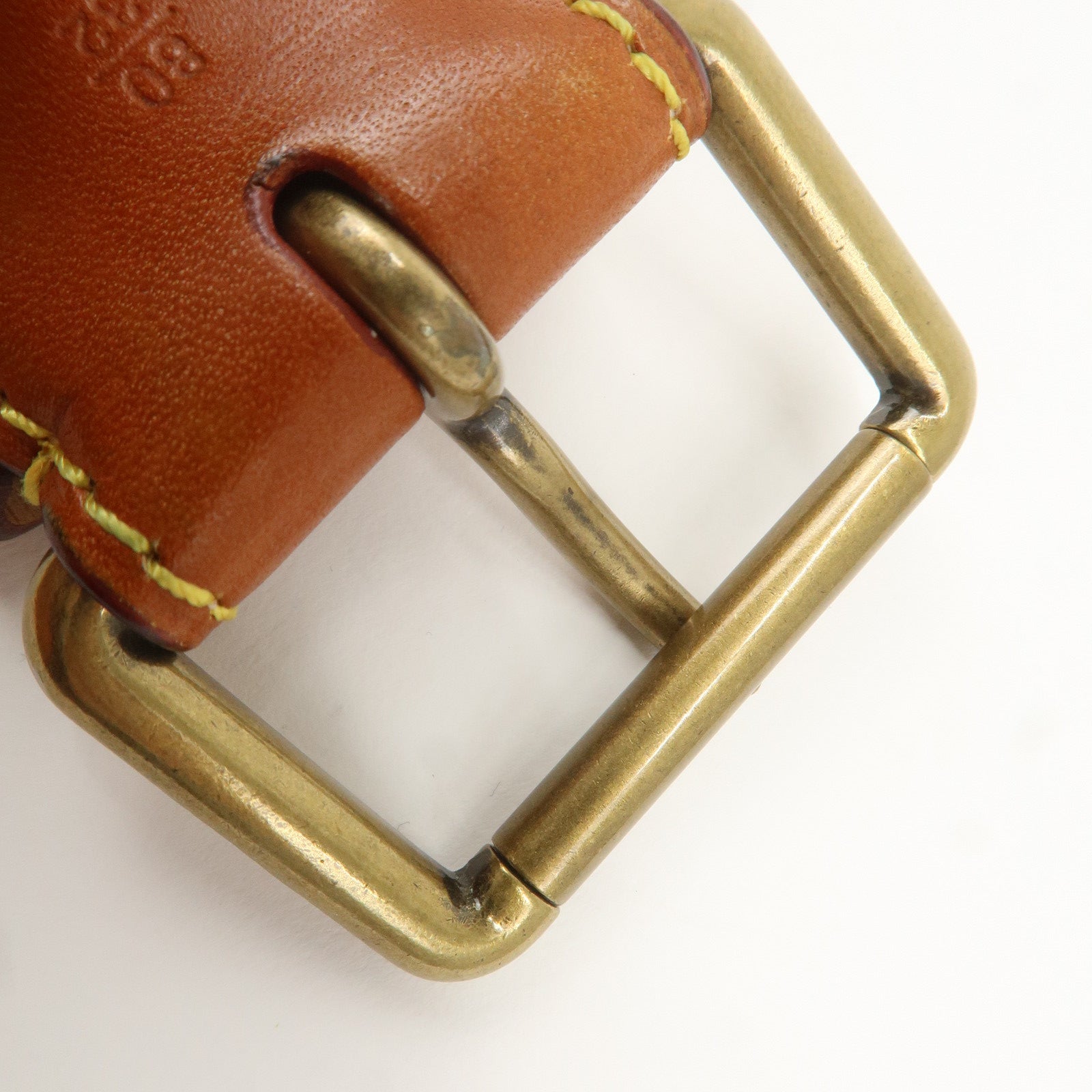 Louis Vuitton Monogram Mahina Saint-Tulle Perfo Belt 80/32