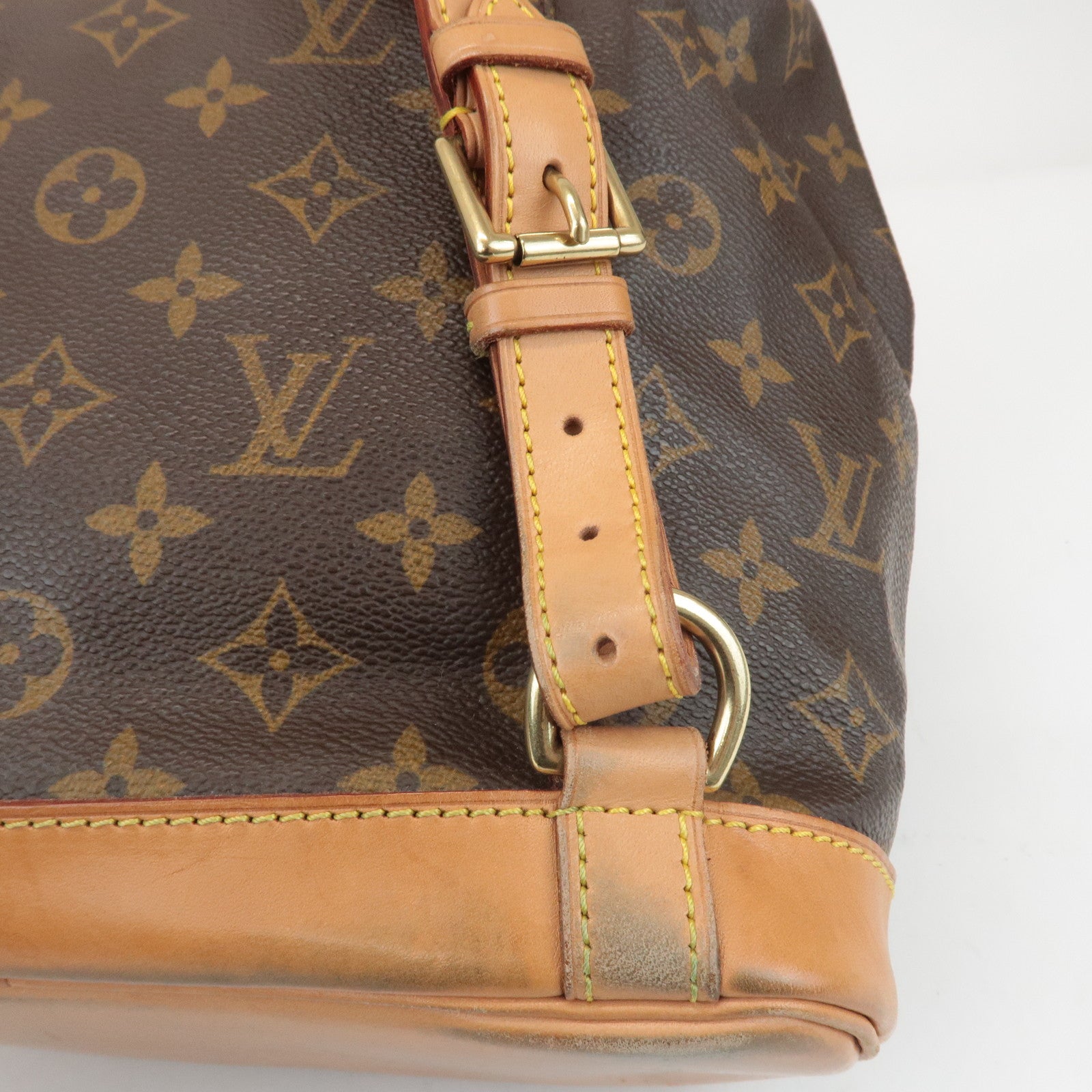 Louis Vuitton Monogram Montsouris MM Back Pack Brown M51136 Used