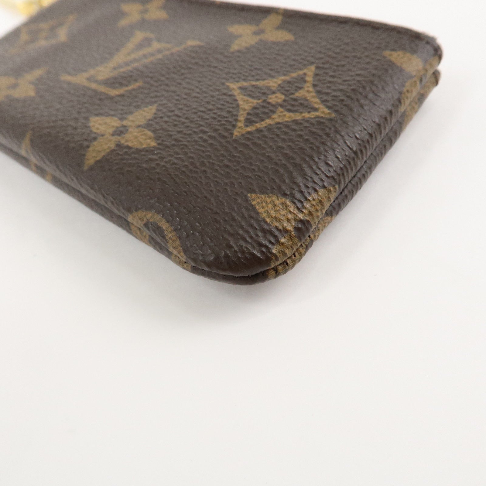 Louis Vuitton Monogram Pochette Cles Coin Case Key Case  M62650 Used