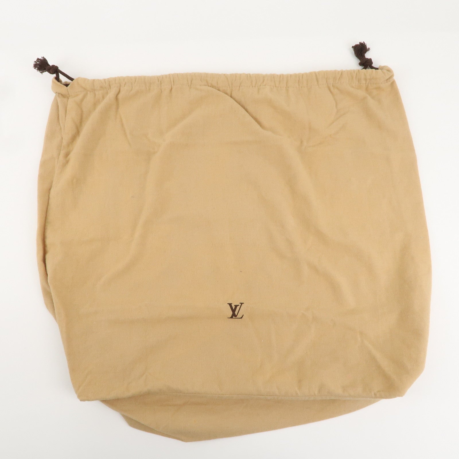 Louis Vuitton Set of 9 Dust Bag Storage Bag Drawstring Brown Beige