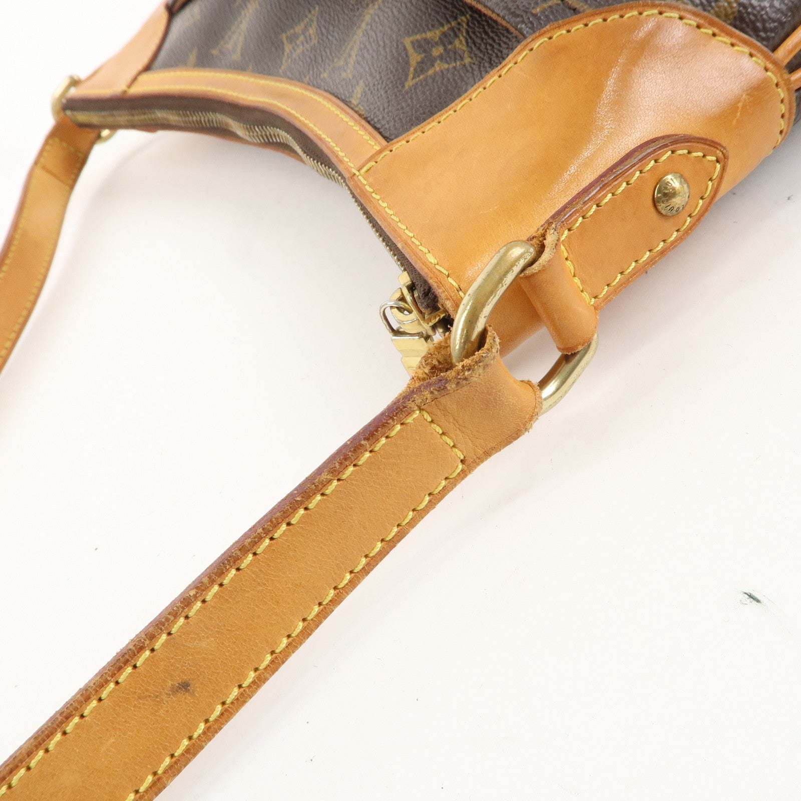 Louis Vuitton Monogram Odeon MM Shoulder Bag Brown M56389