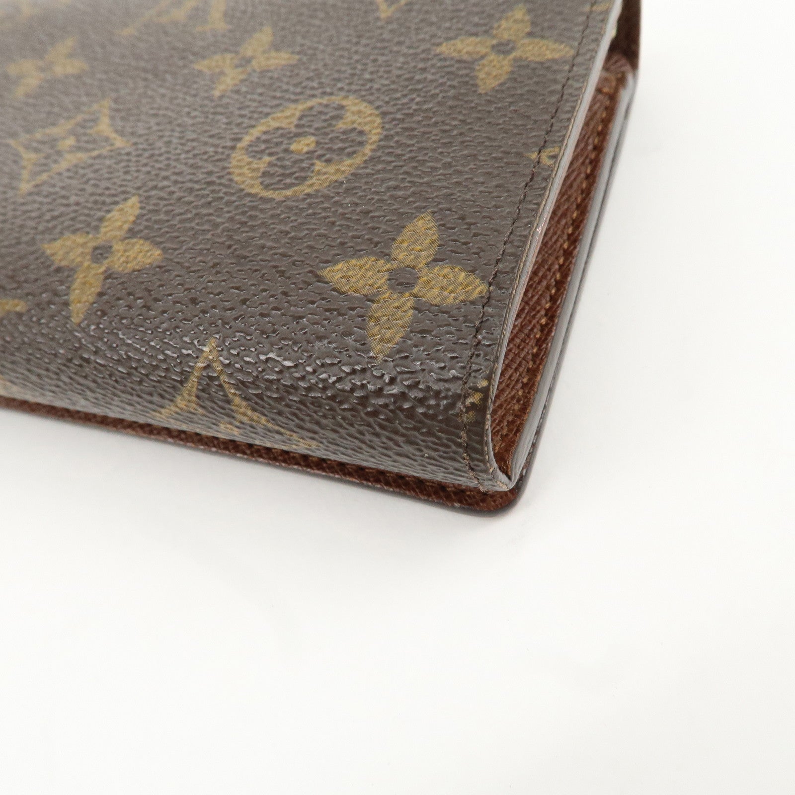 Louis Vuitton Monogram Porte Monnaie Billets Tresor Wallet M61730 Used