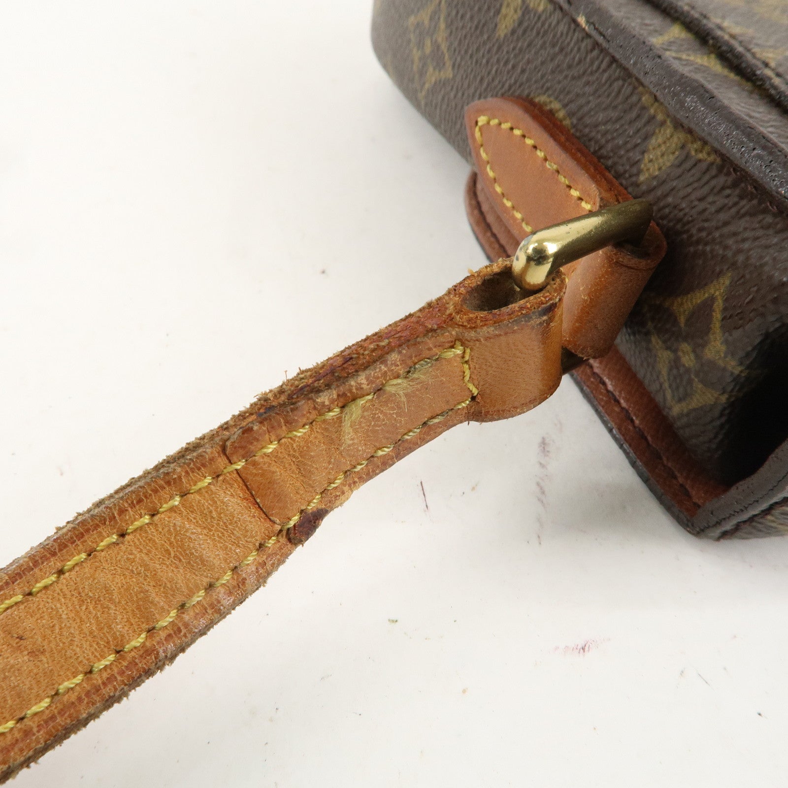 Louis Vuitton Monogram Saint Cloud MM Shoulder Bag Brown M51243