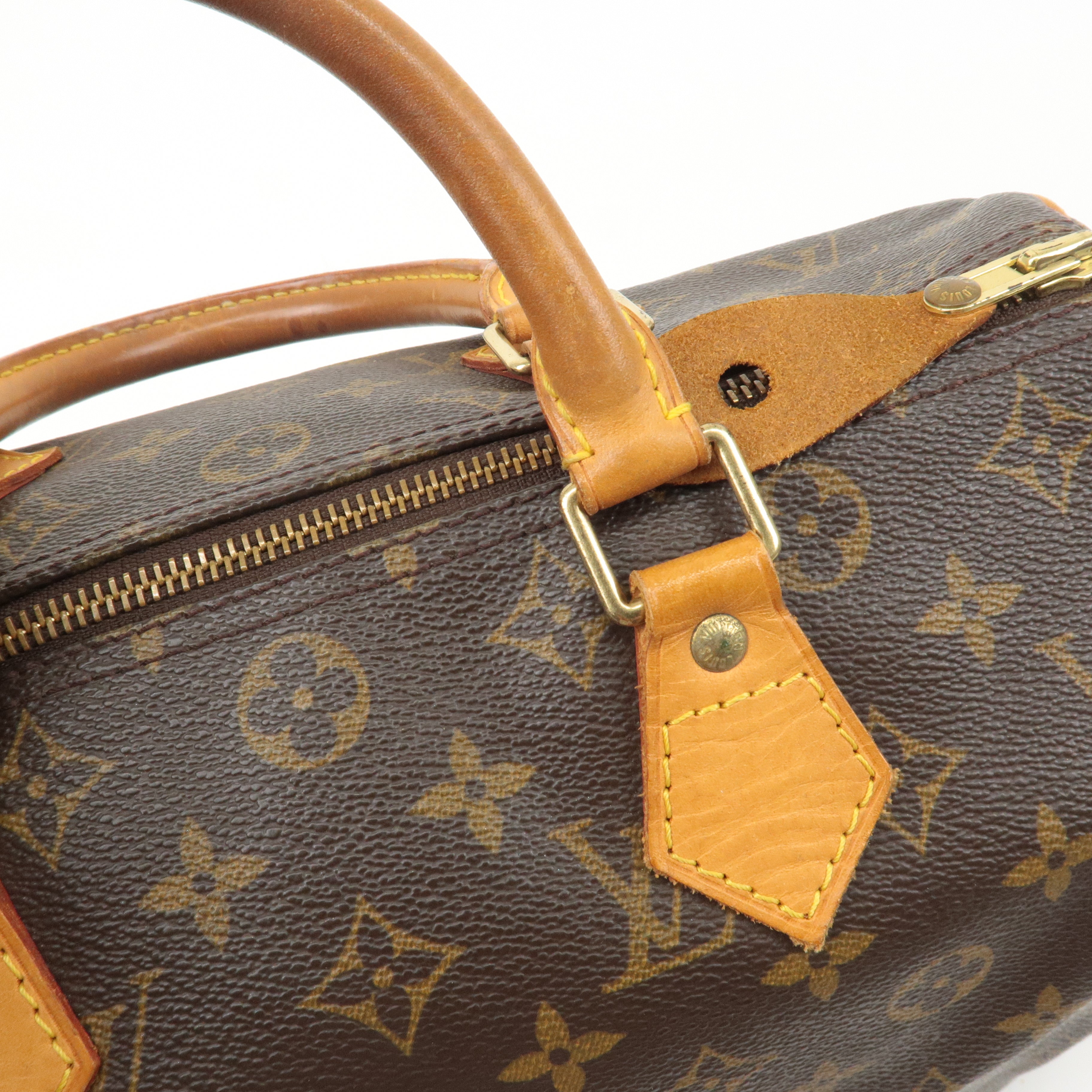 Louis Vuitton Monogram Speedy 30 Hand Bag Boston Bag M41526