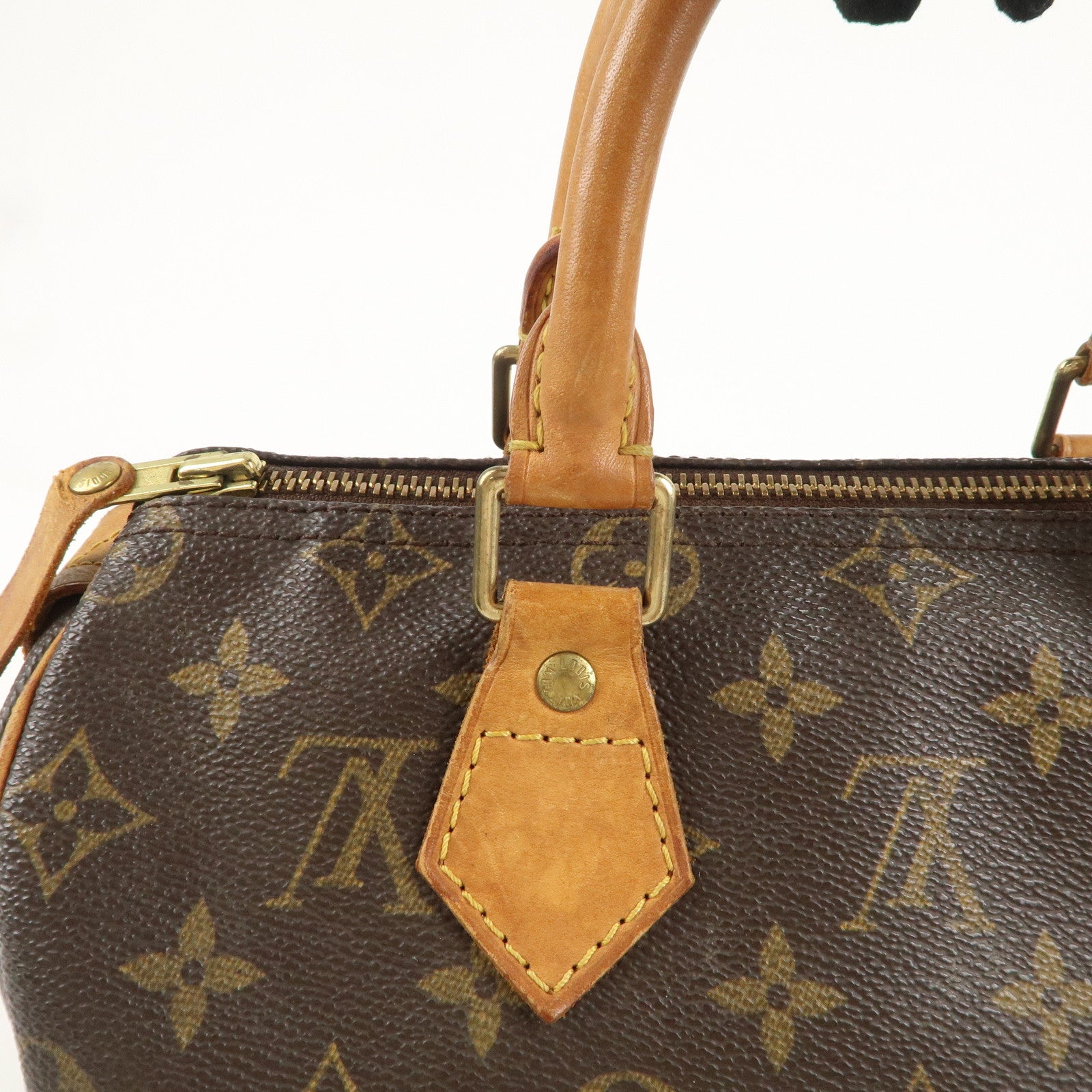 Louis Vuitton Monogram Speedy 25 Hand Bag Boston Bag M41528