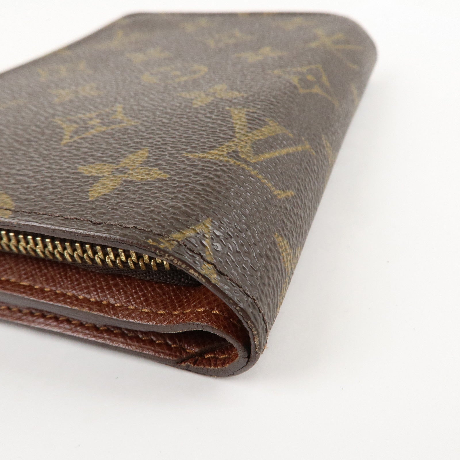 Louis Vuitton Monogram Porte Papier Zip Bi-fold Wallet M61207