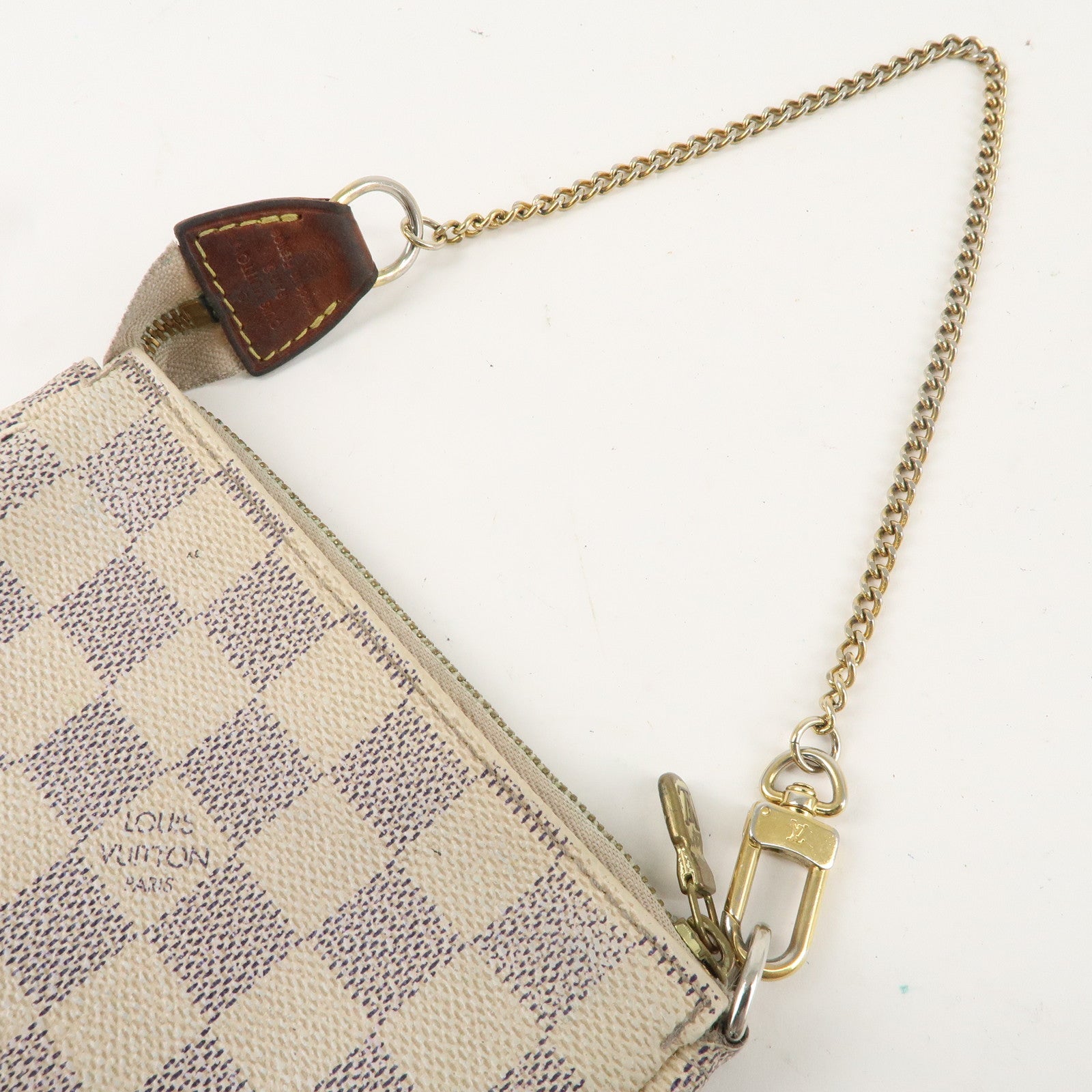 Louis Vuitton Damier Azur Mini Pochette Accessoires Pouch N58010