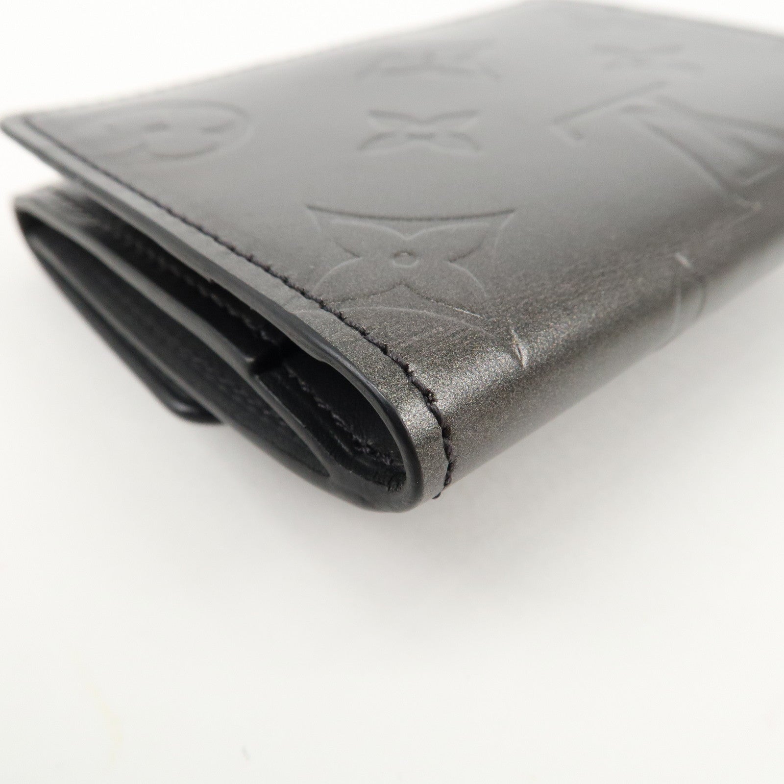 Louis Vuitton Monogram Matte Ludlow Coin Case Noir M65122