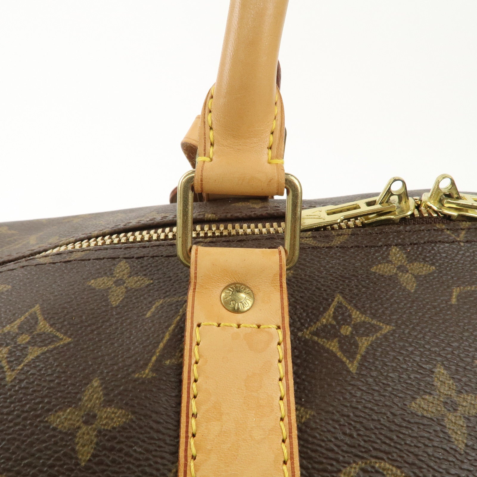 Louis Vuitton Monogram Keep All 55 Boston Bag Travel Bag M41424