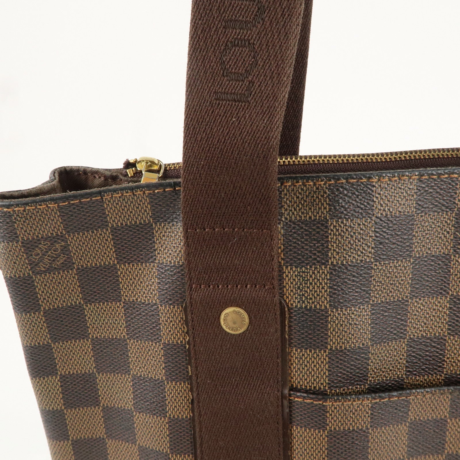 Louis Vuitton Damier Ebene Cabas Beaubourg Tote Bag N52006