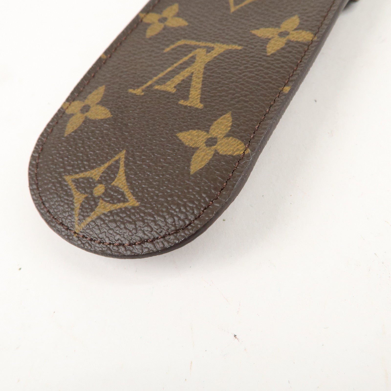 Louis Vuitton Monogram Etui Stilo Pen Case Brown M62990