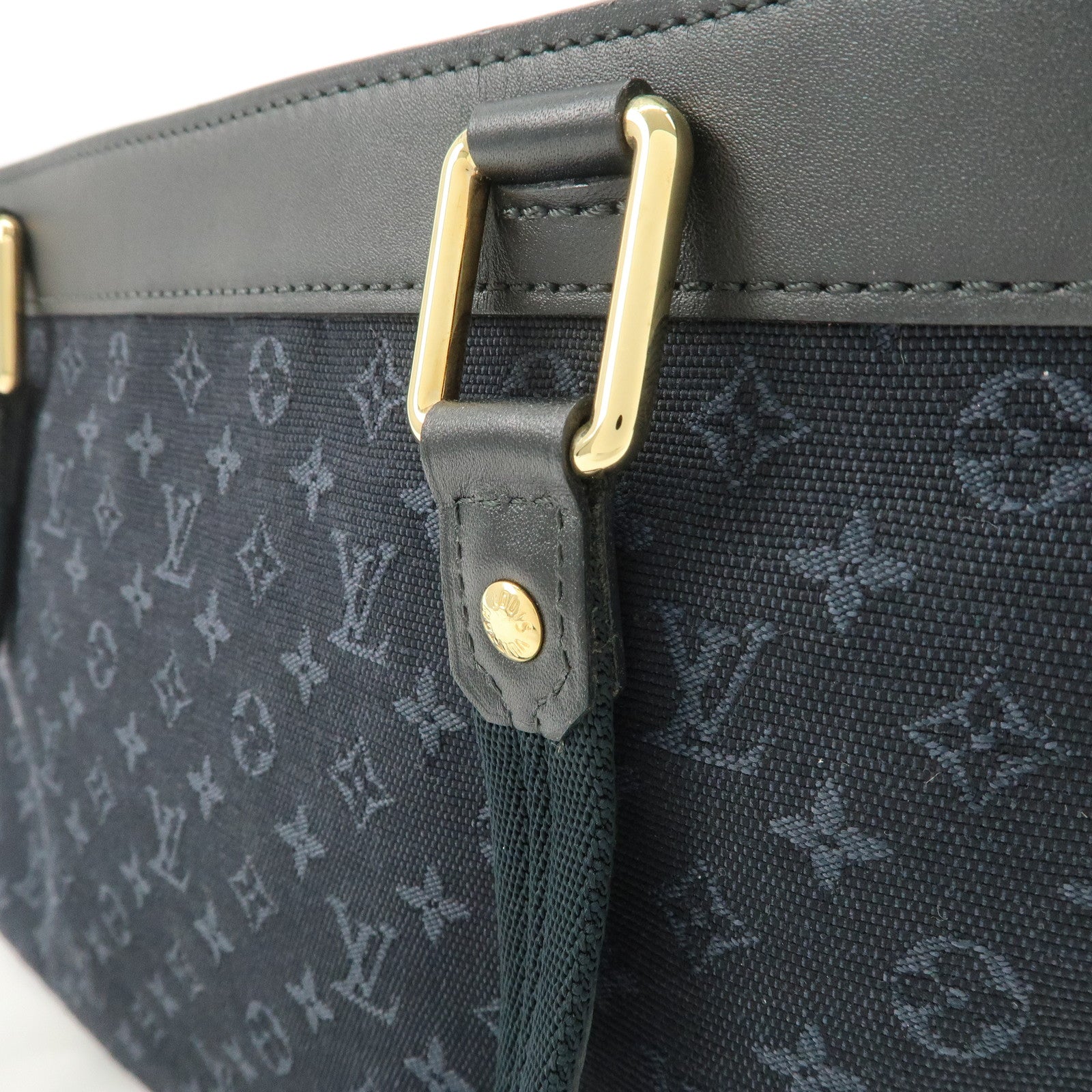 Louis Vuitton Monogram Mini Lucille PM Hand Bag TST Blue M92680 Used