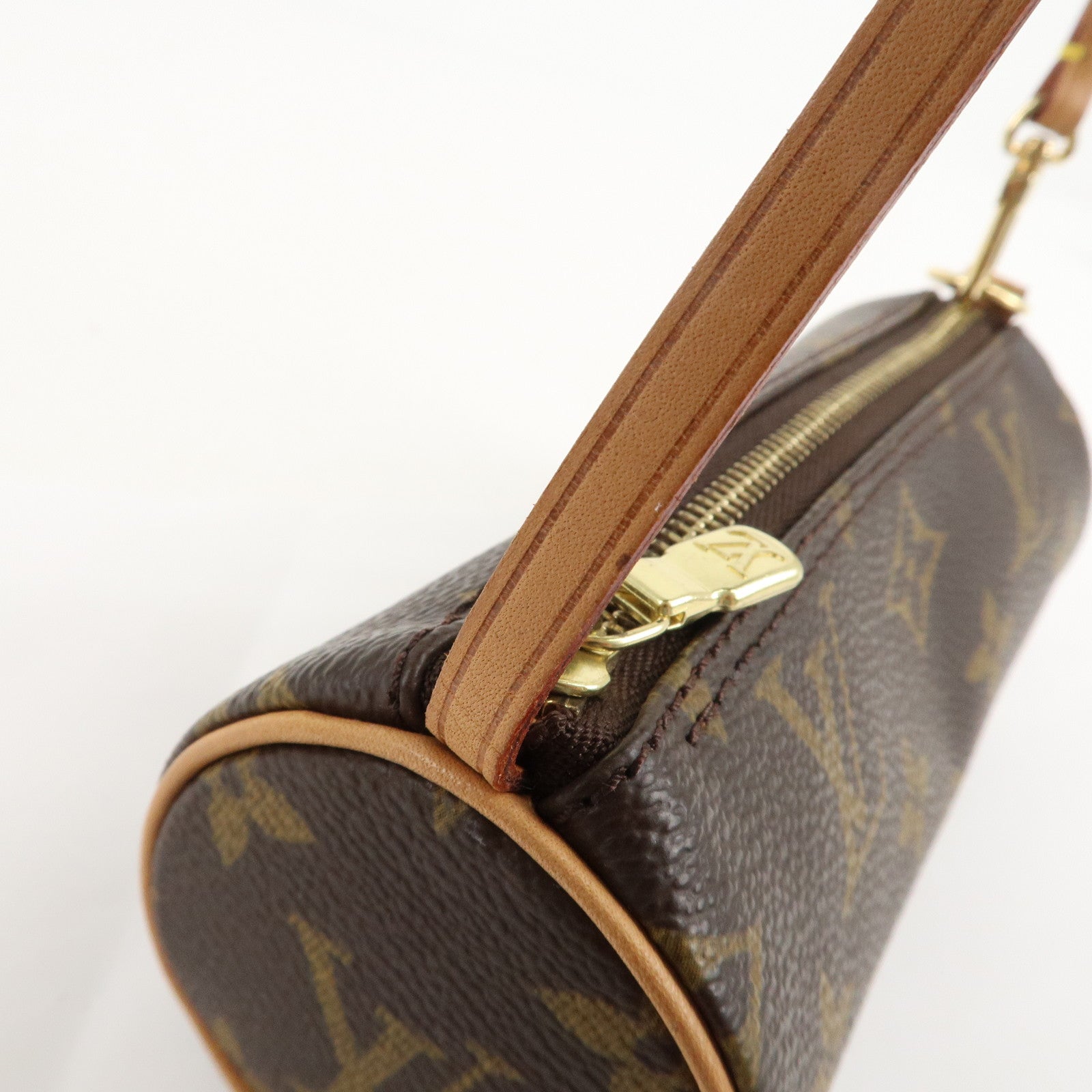 Louis Vuitton Monogram Mini Pouch for Papillon Bag Brown Used