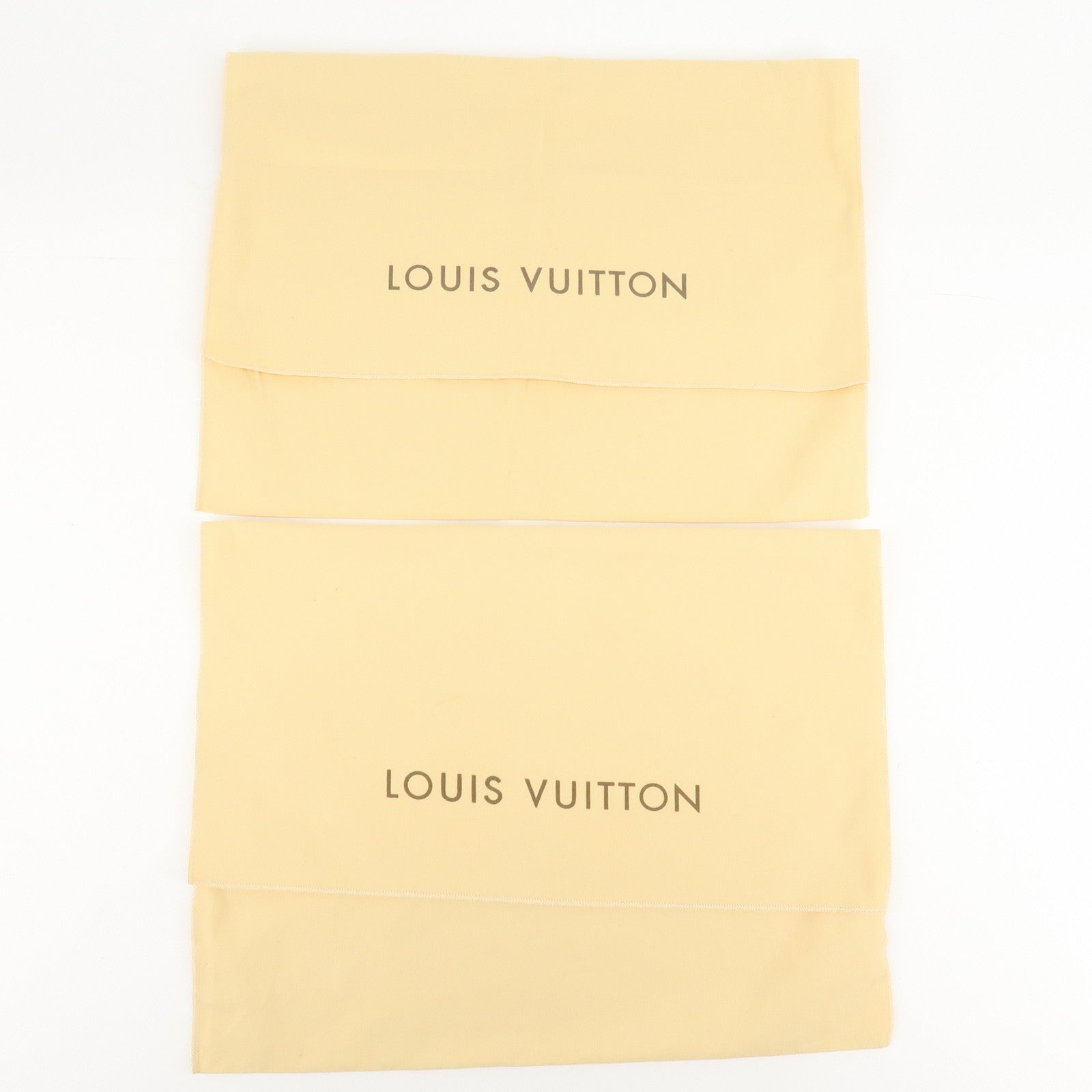 Louis Vuitton Set of 15 Dust Bag Storage Bag Flap Beige Used