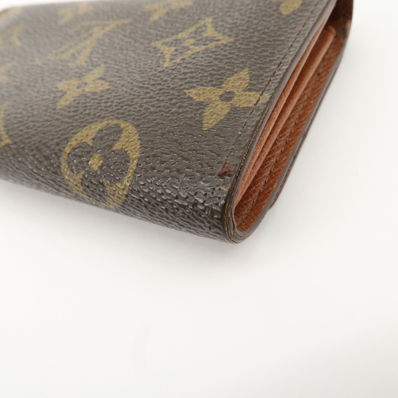 Louis Vuitton Monogram Porte Monnaie Zip Bifold Wallet M61735