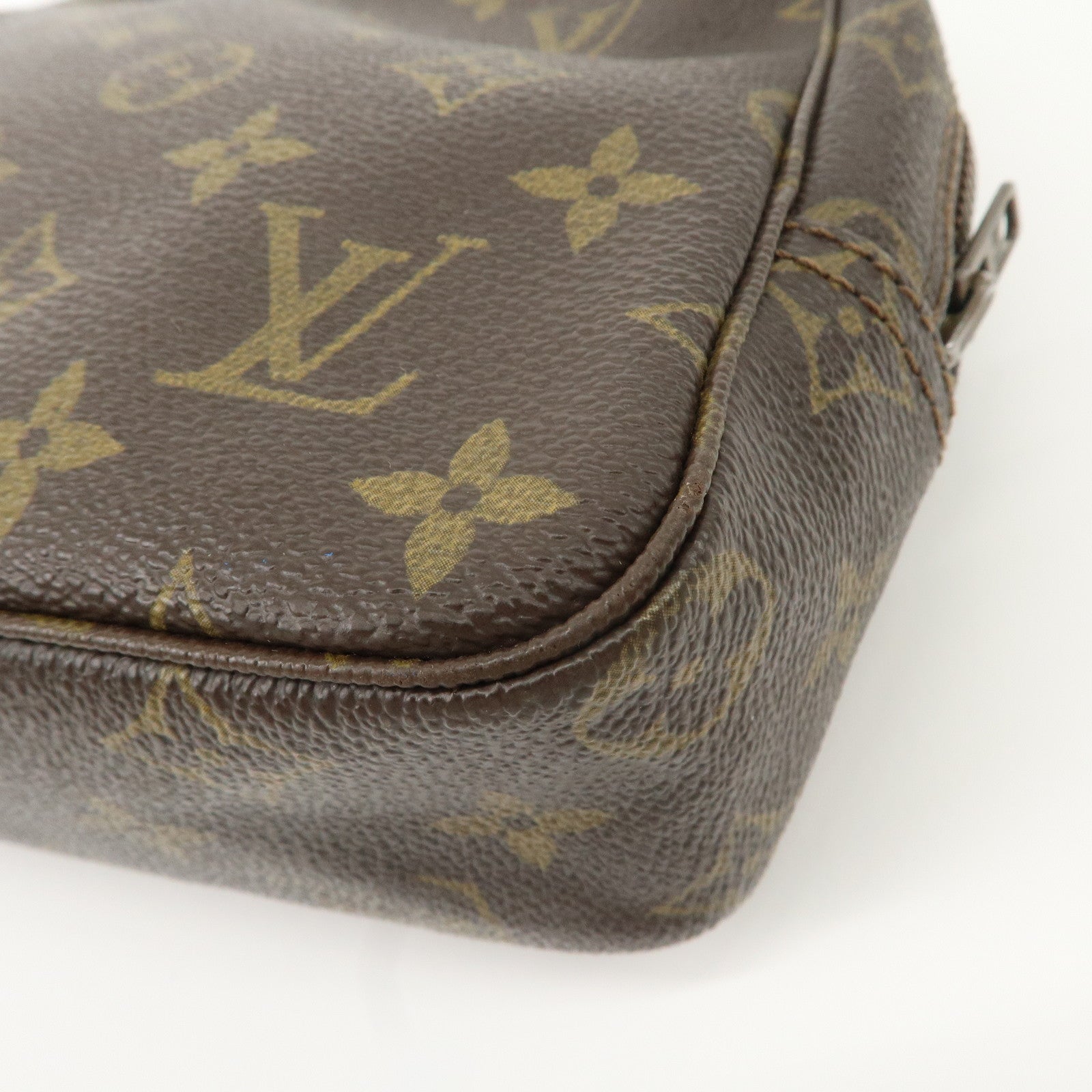 Louis Vuitton Monogram Trousse Toilette 23 Pouch Brown M47524 Used