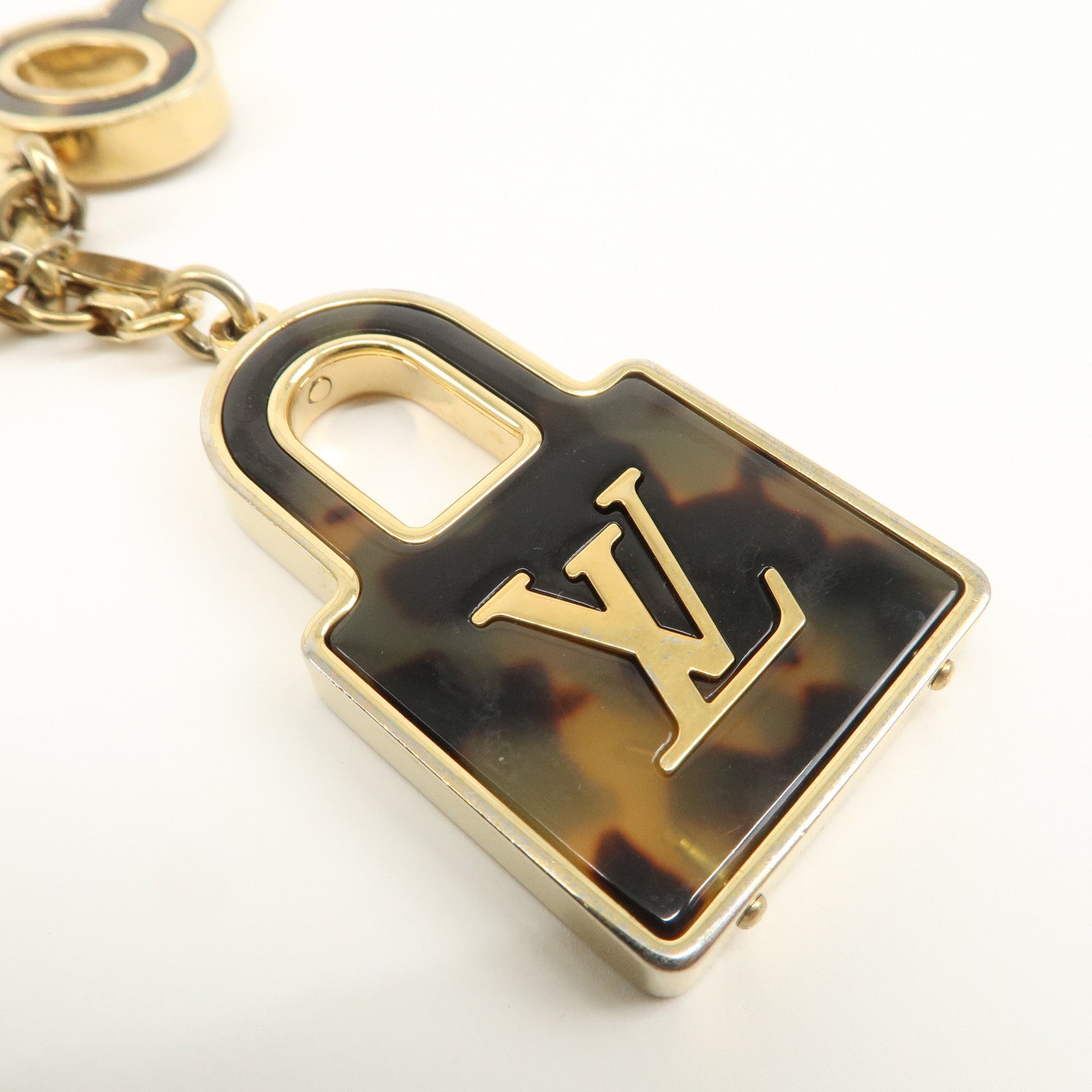 Louis Vuitton Porte Cles Confidence Bag Charm Gold M65088