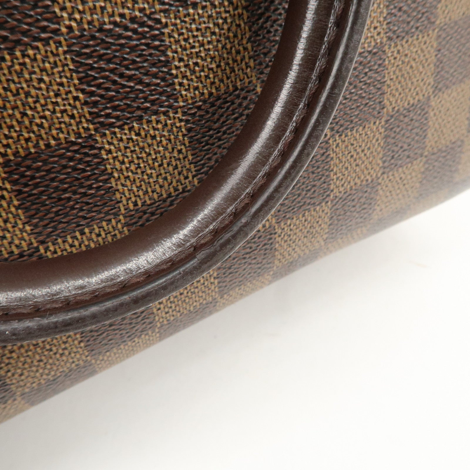 Louis Vuitton Damier Ebene Triana Hand Bag Brown N51155