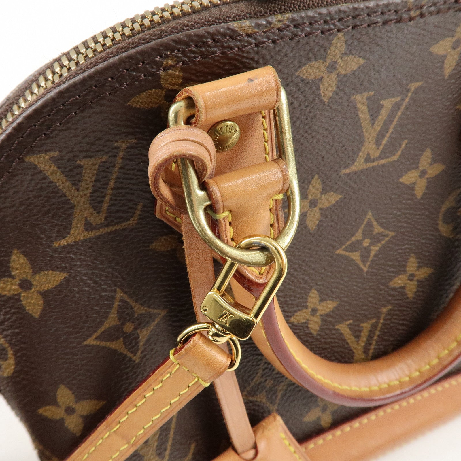 Louis Vuitton Monogram Alma BB 2Way Hand Bag Shoulder Bag M53152 Used