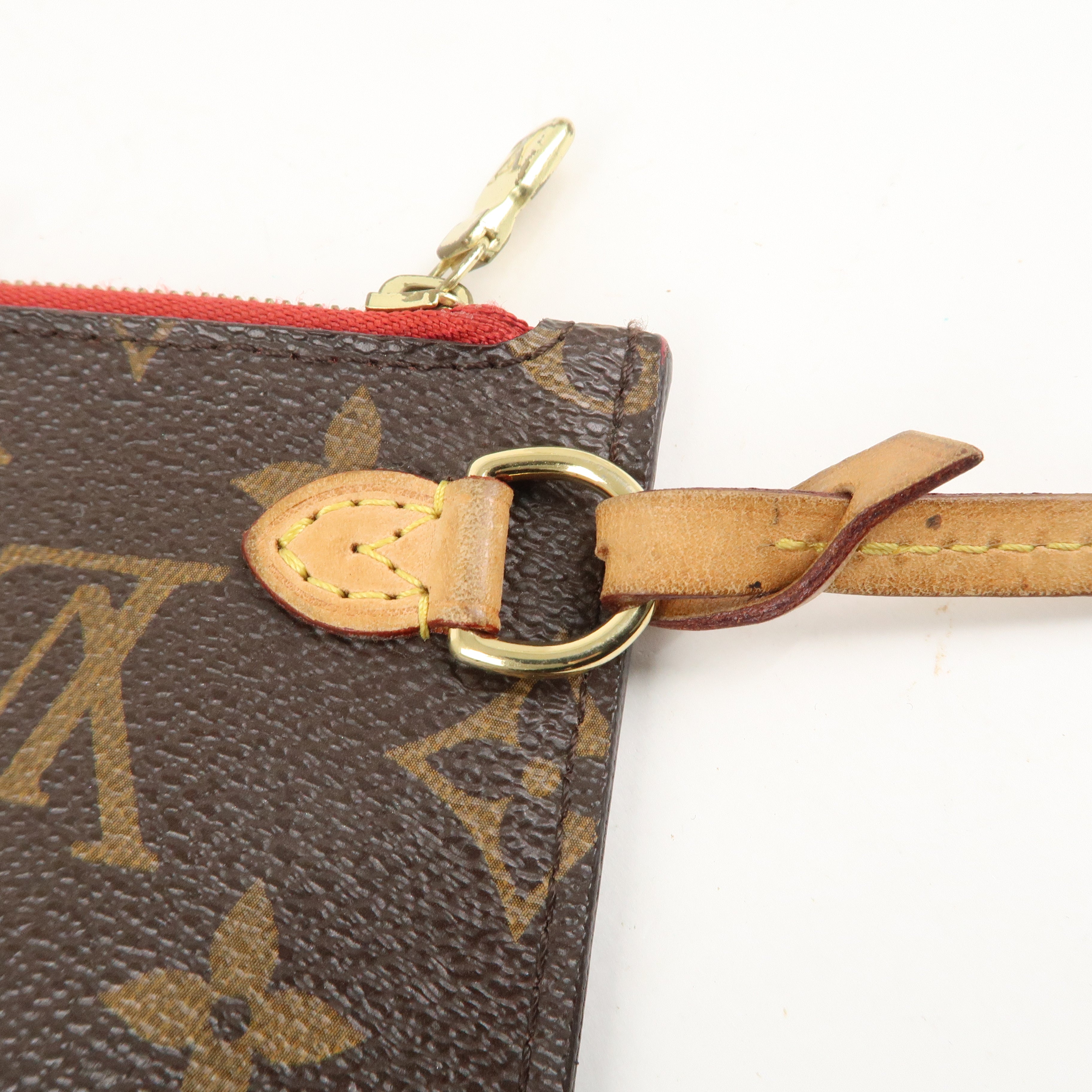 Louis Vuitton Monogram Pouch For Neverfull MM Cerise