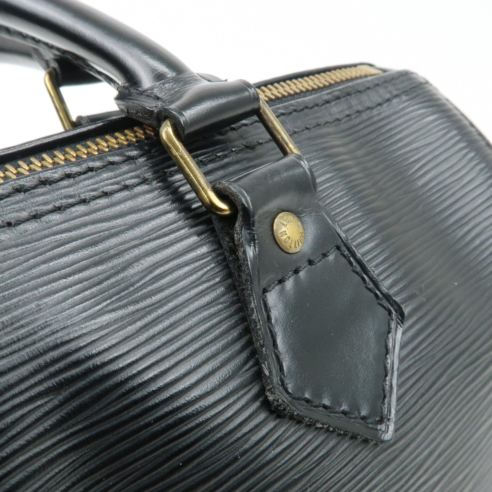 Louis Vuitton Epi Speedy 25 Boston Bag Hand Bag Noir Black M43012