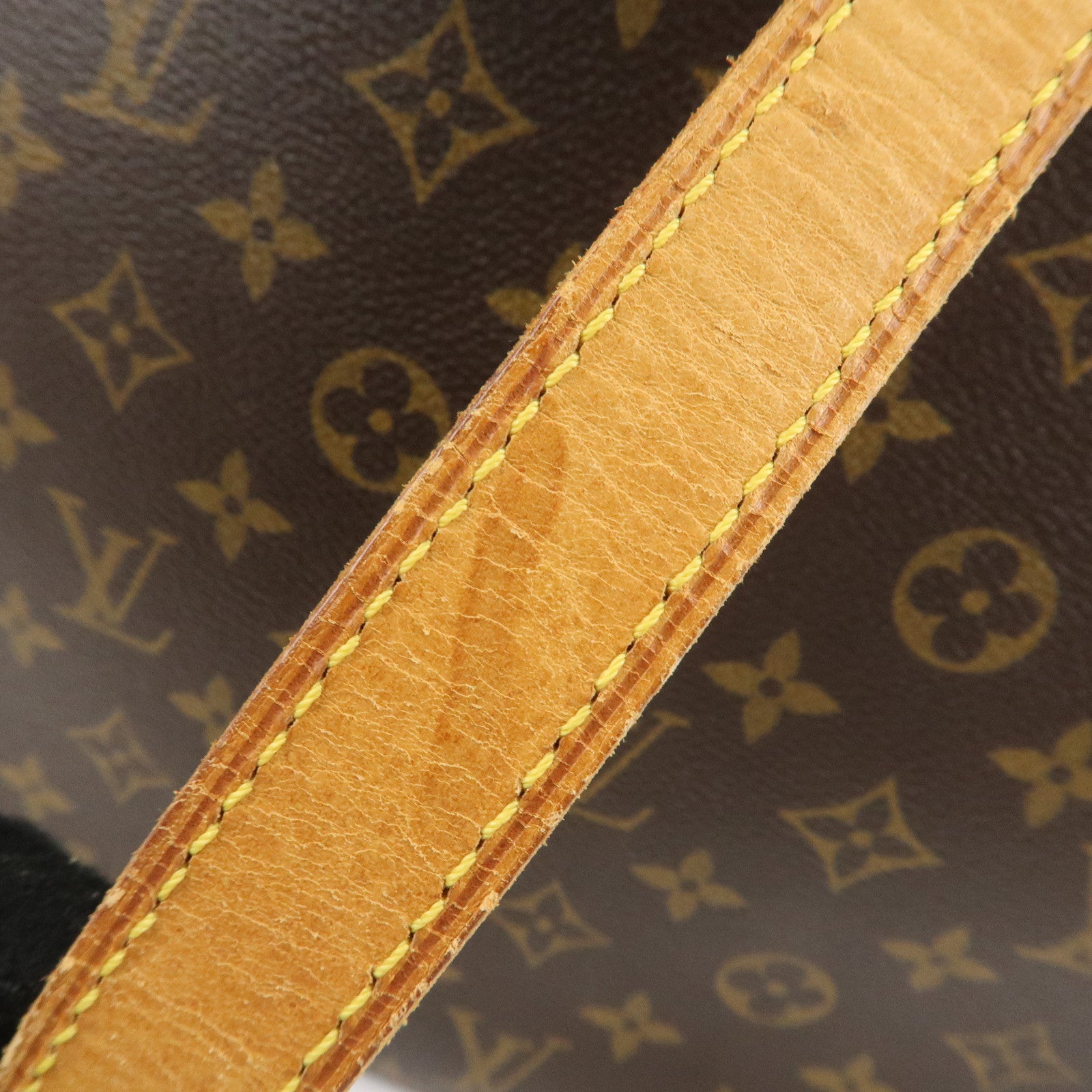 Louis Vuitton Monogram Luco Tote Bag Hand Bag Brown M51155 Used