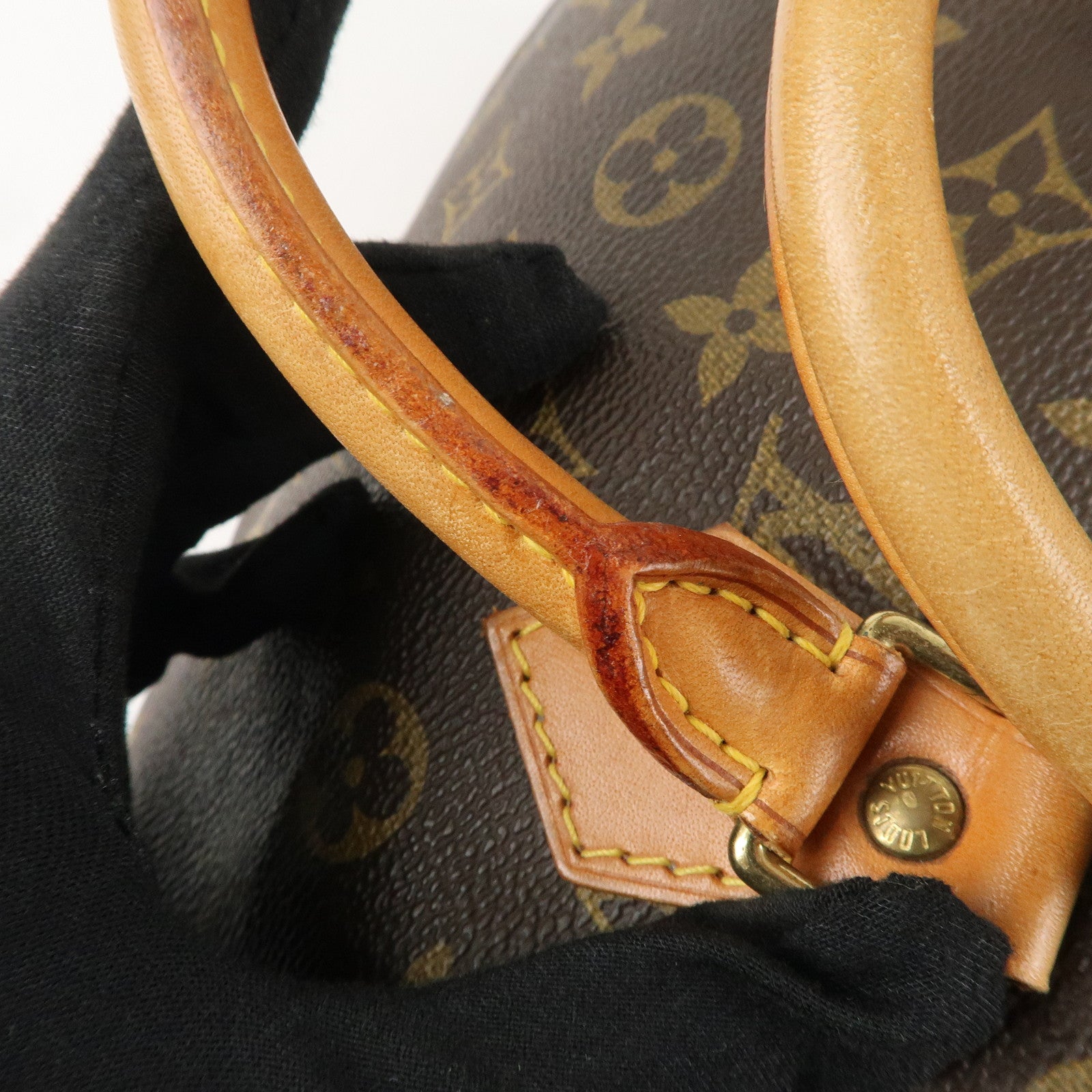 Louis Vuitton Monogram Speedy 35 Hand Bag Boston Bag M41524