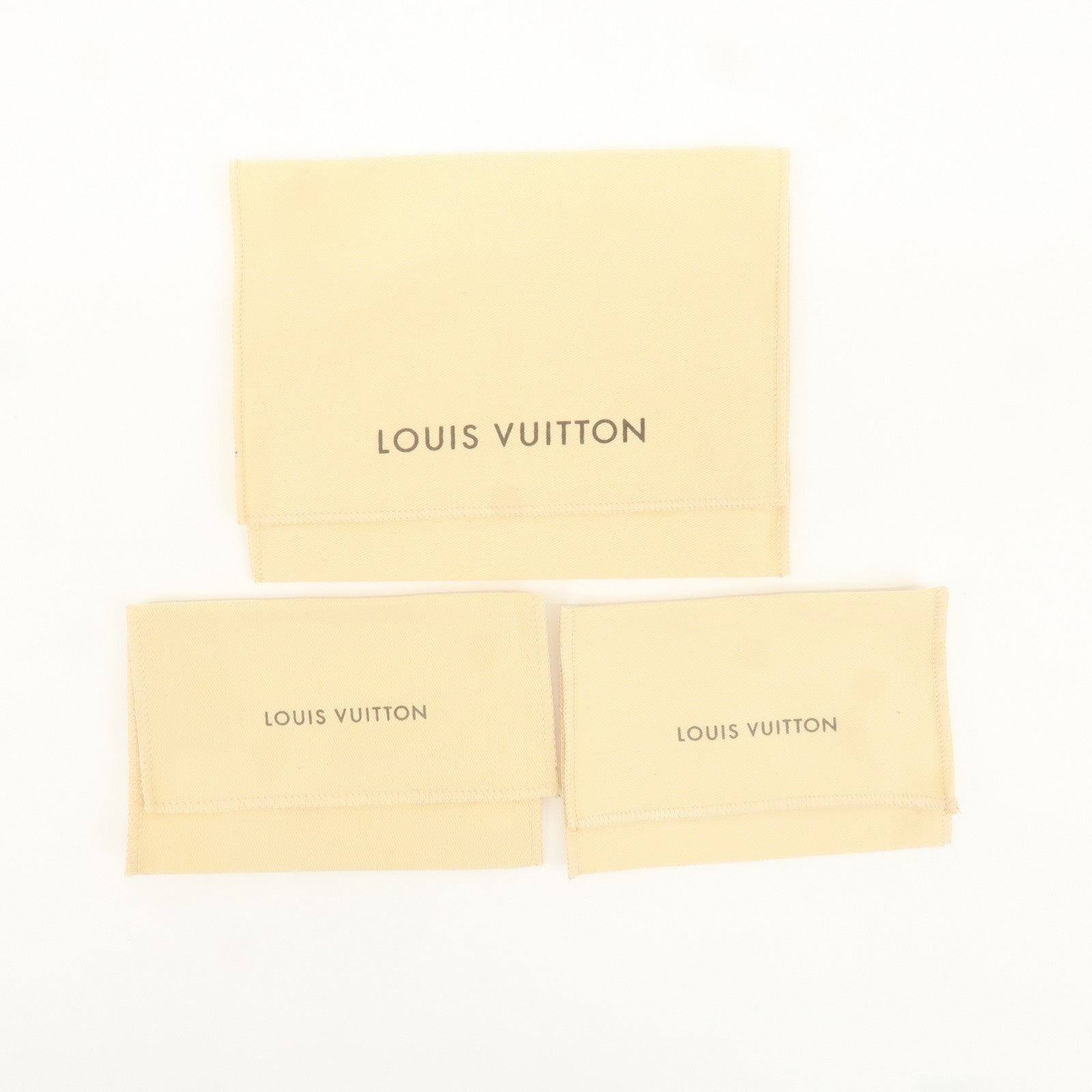 Louis Vuitton Set of 10 Storage Bag Dust Bag New Model Beige