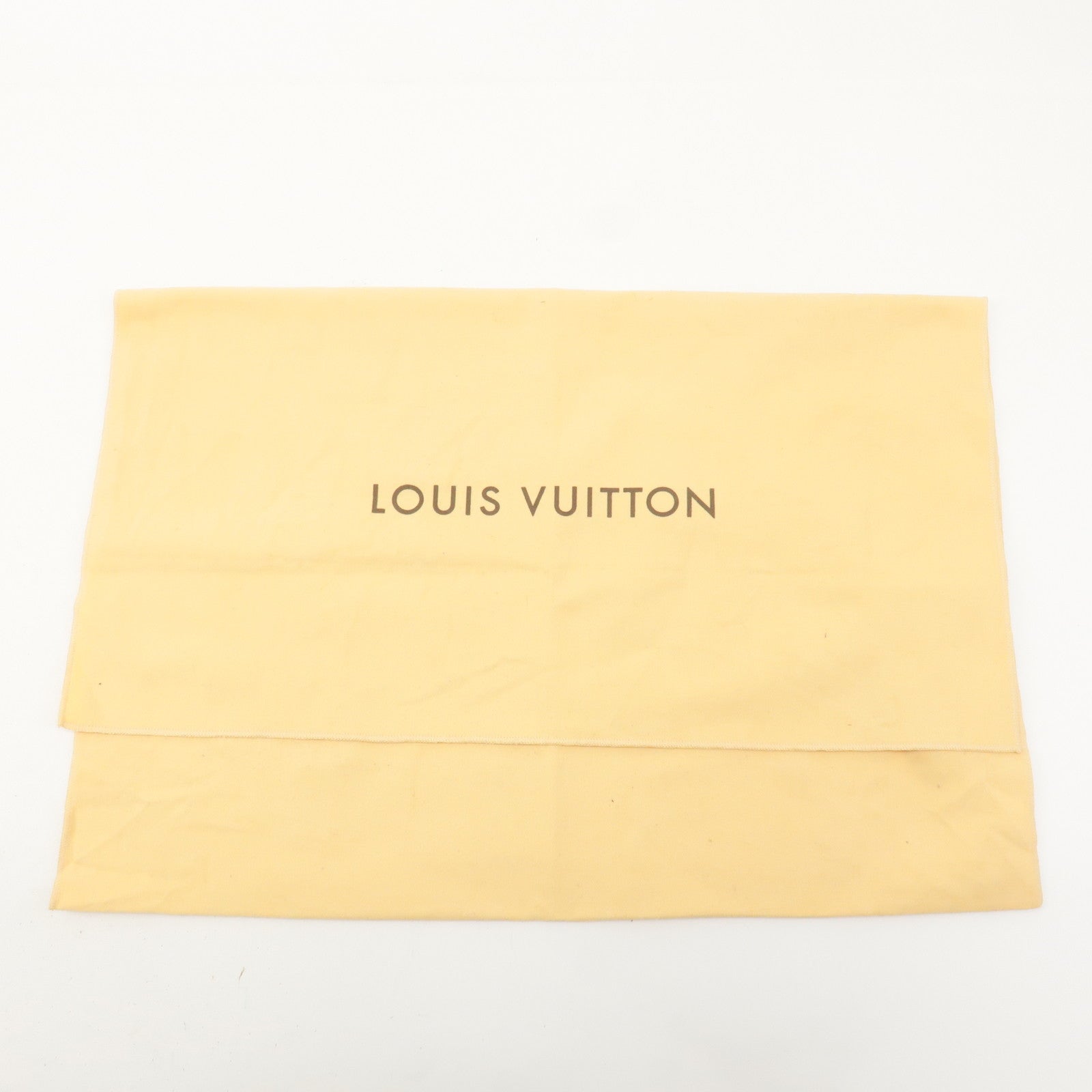 Louis Vuitton Set of 10 Dust Bag Storage Bag Flap Beige