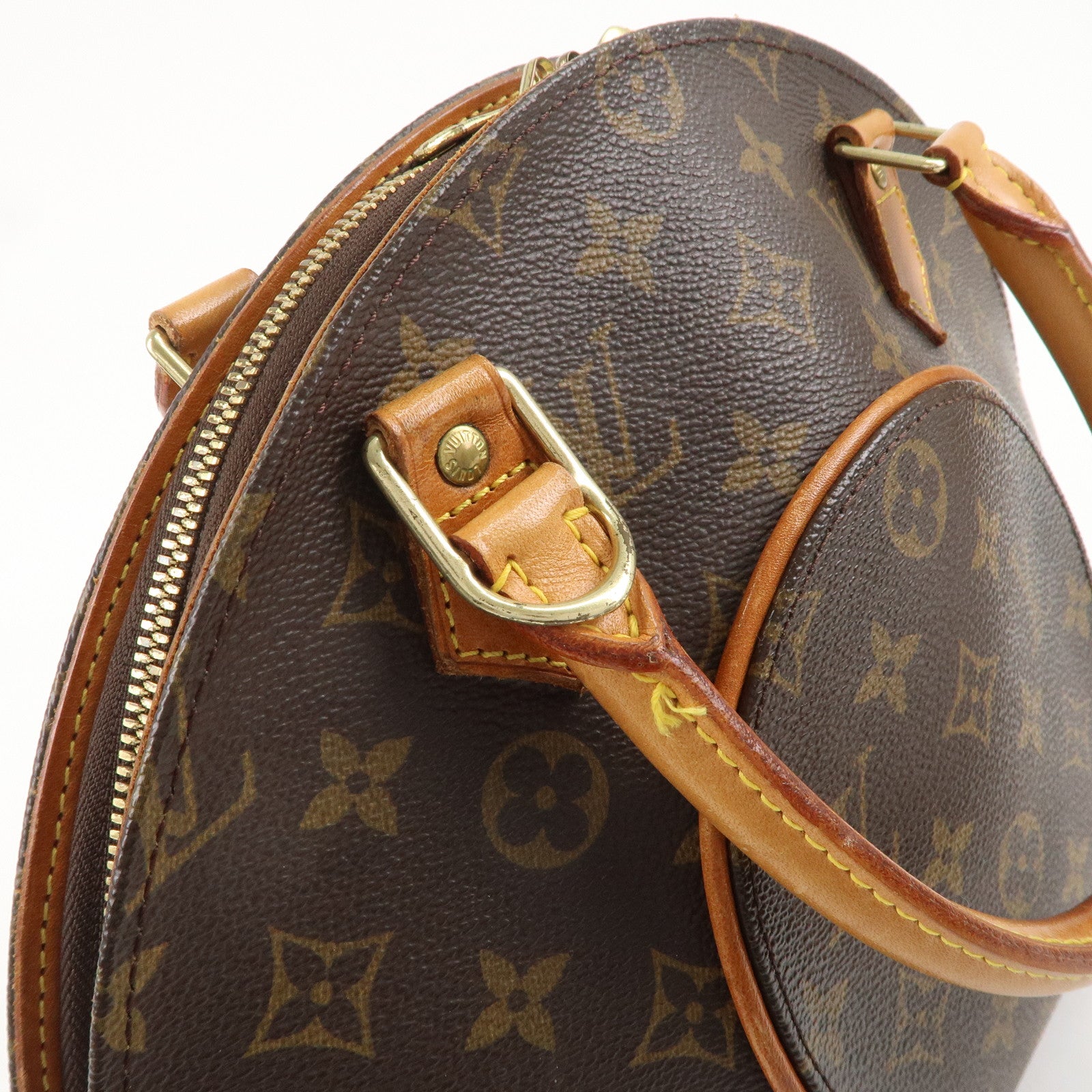 Louis Vuitton Monogram Ellipse PM Hand Bag Brown M51127