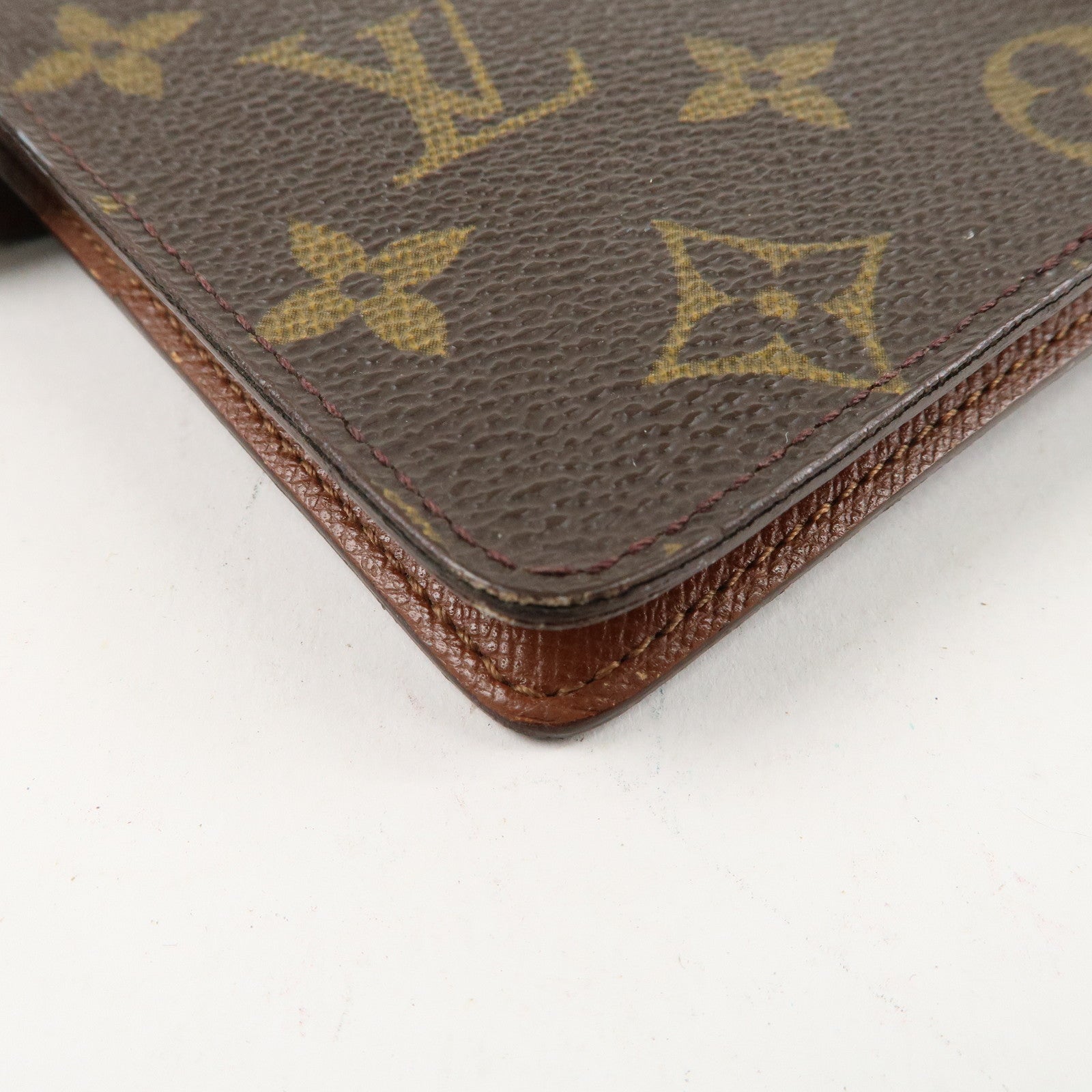 Louis Vuitton Monogram Agenda MM Planner Cover Brown R20004