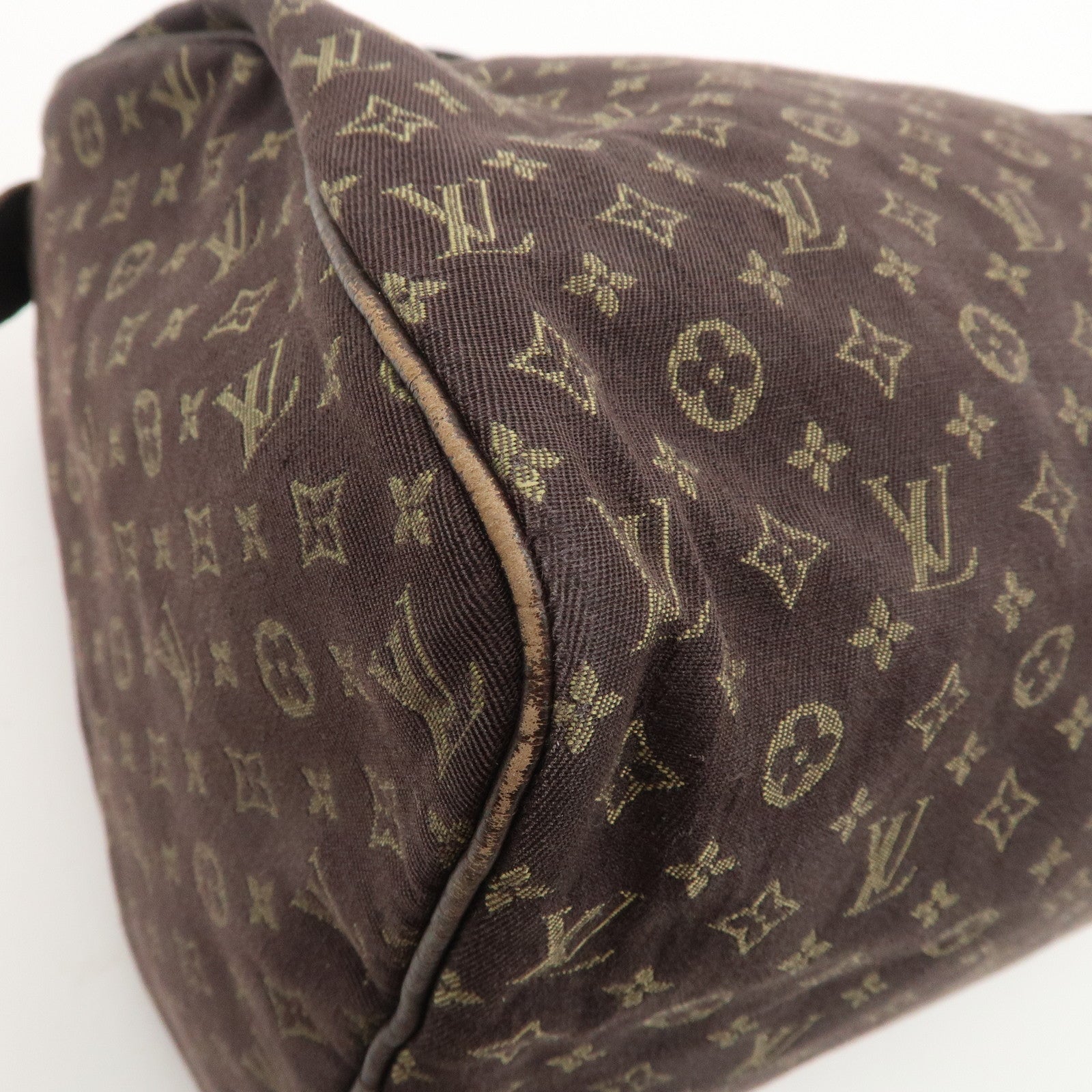 Louis Vuitton Monogram Mini Lin Speedy 30 Boston Bag Ebene M95224 Used