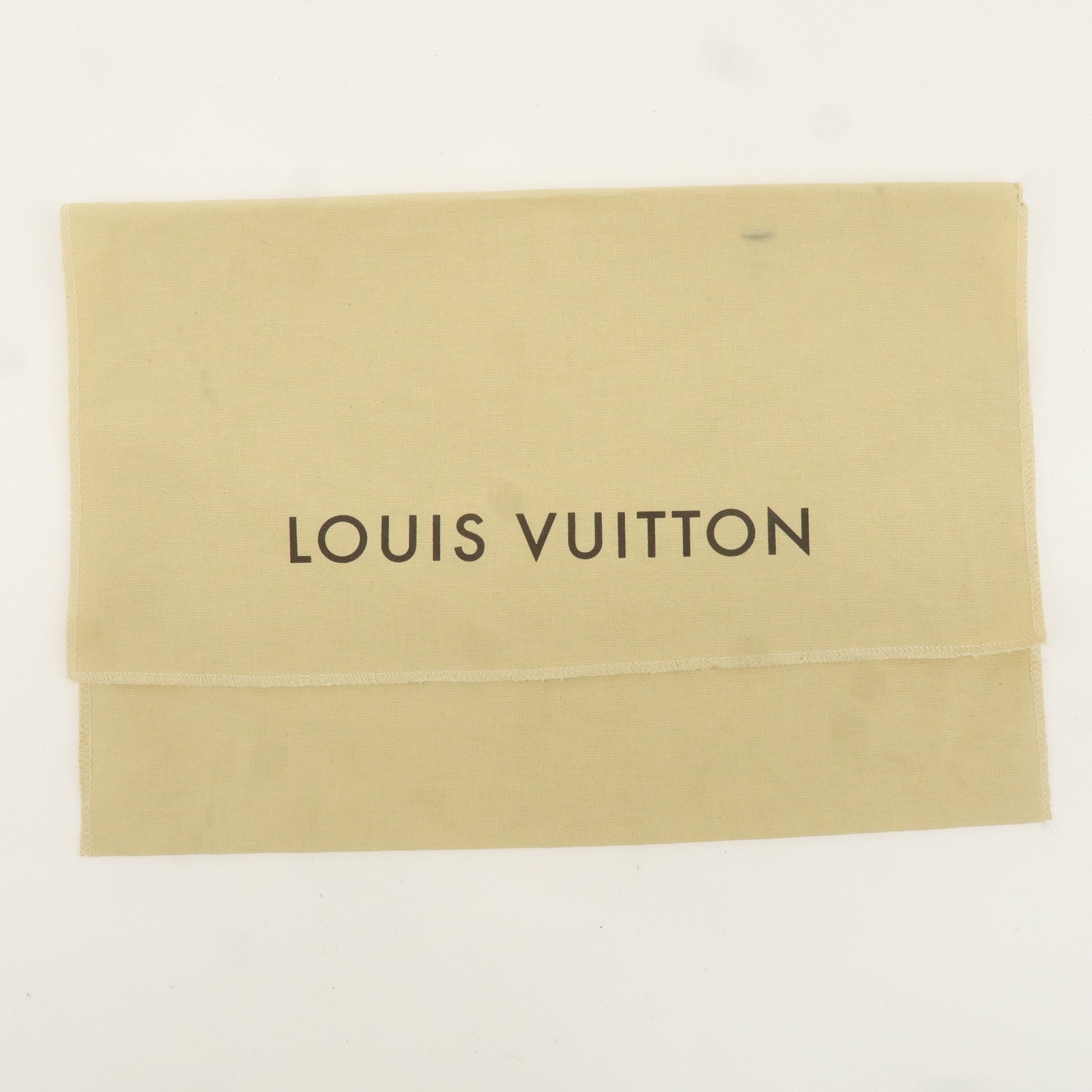 Louis Vuitton Set of 10 Dust Bag Storage Bag Flap Beige