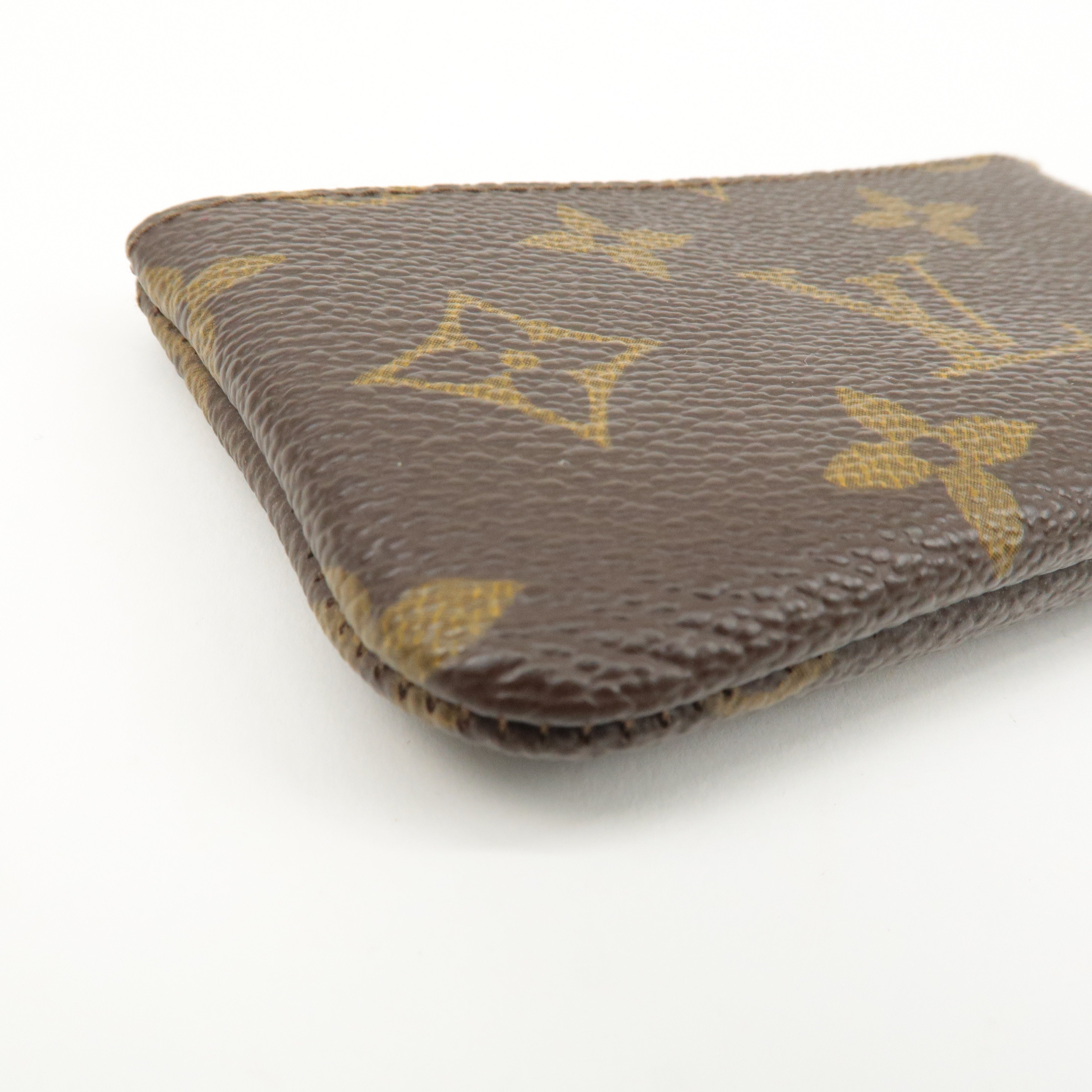 Louis Vuitton Monogram Pochette Cles Coin Case Brown M62650