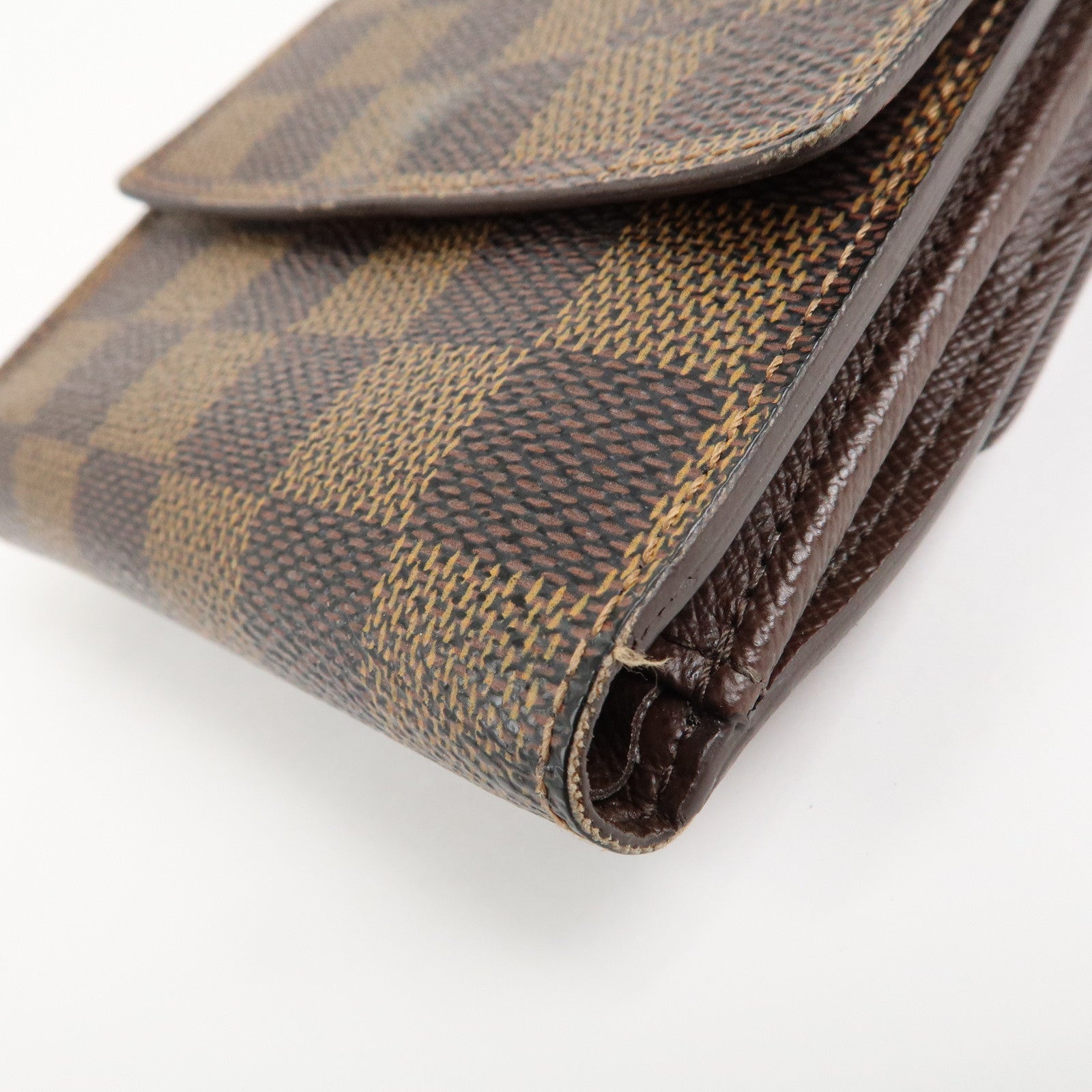 Louis Vuitton Damier Ebene Portefeuille Elise Wallet N61654