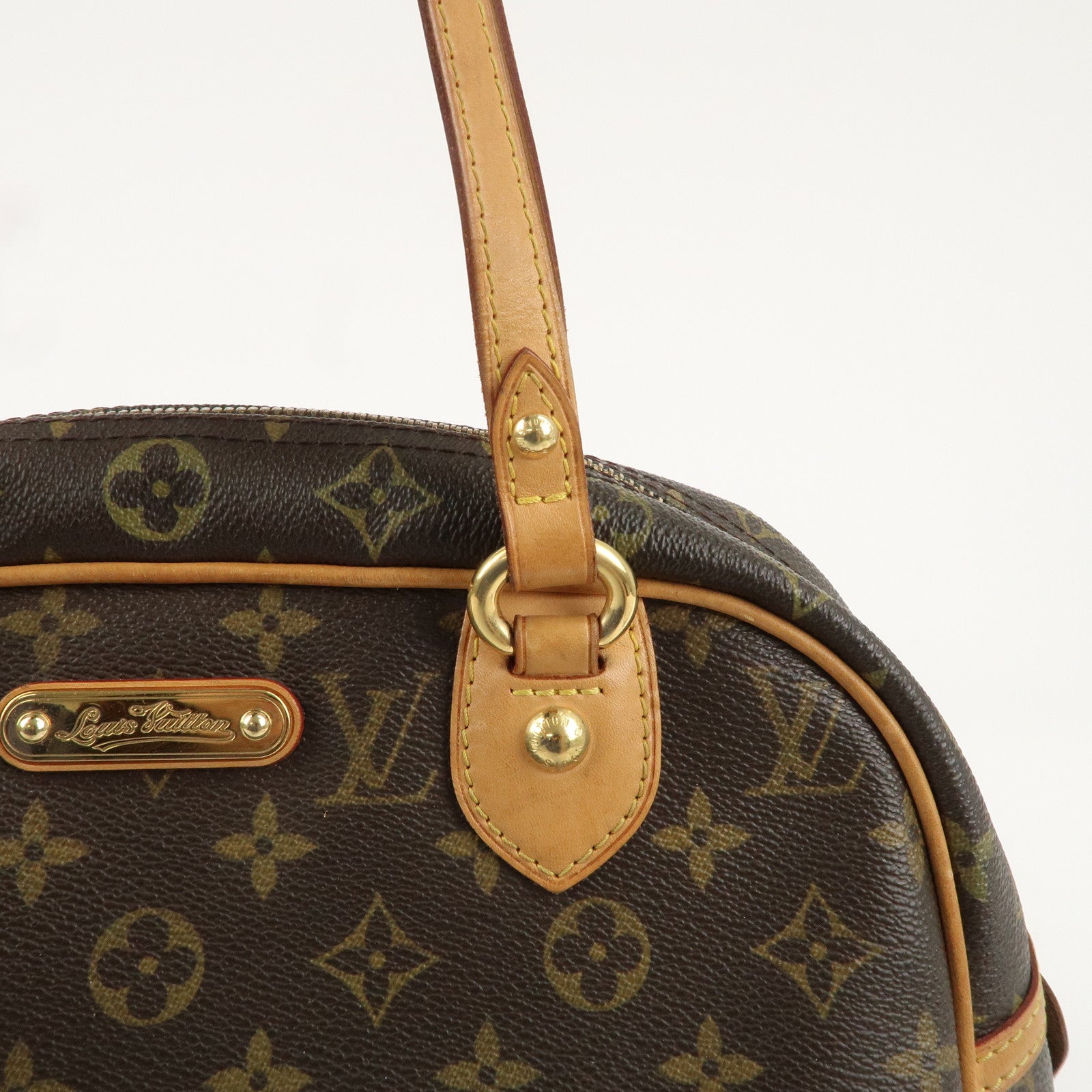 Louis Vuitton Monogram Montorgueil PM Shoulder Bag Brown M95565