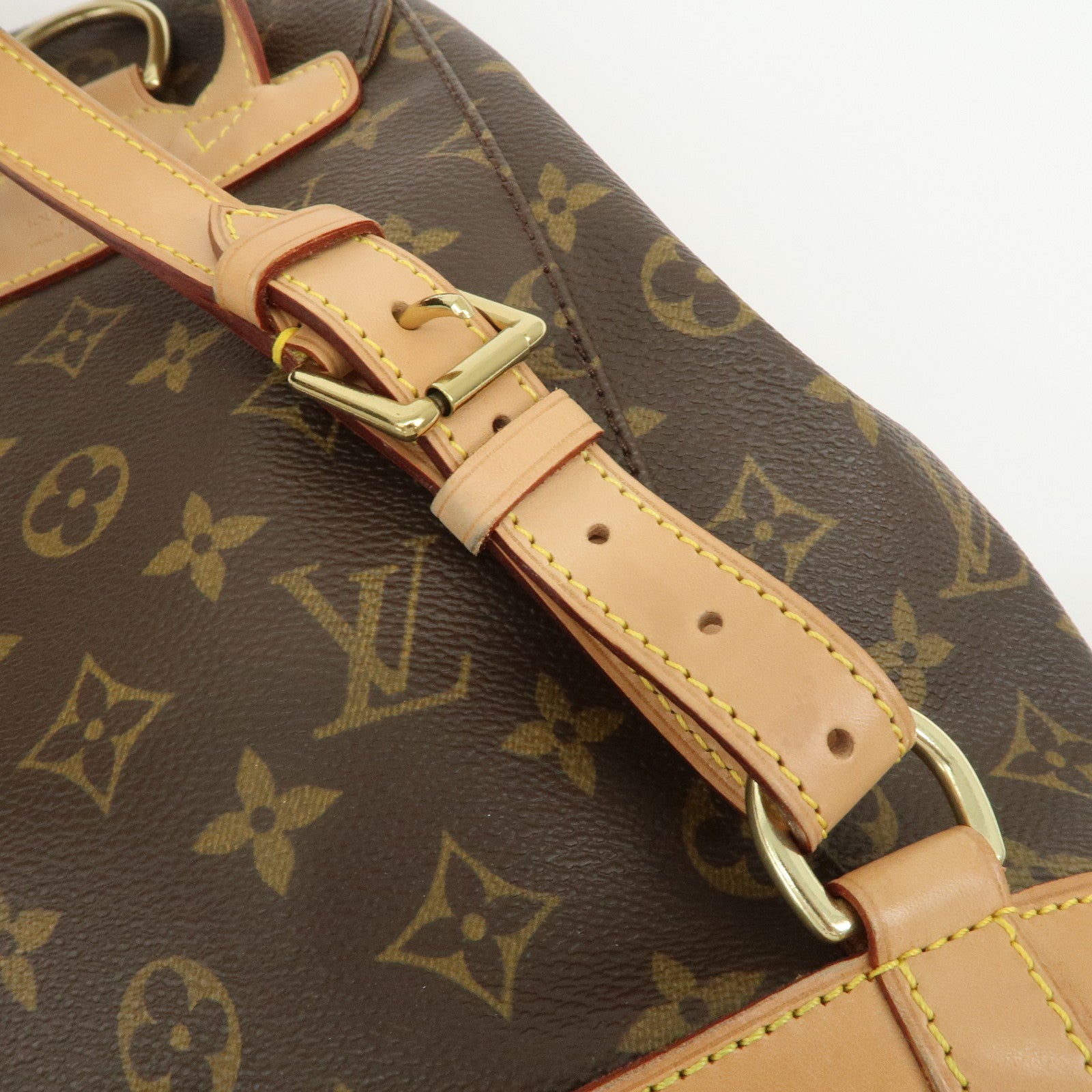 Louis Vuitton Monogram Montsouris MM Back Pack Bag M51136 Used