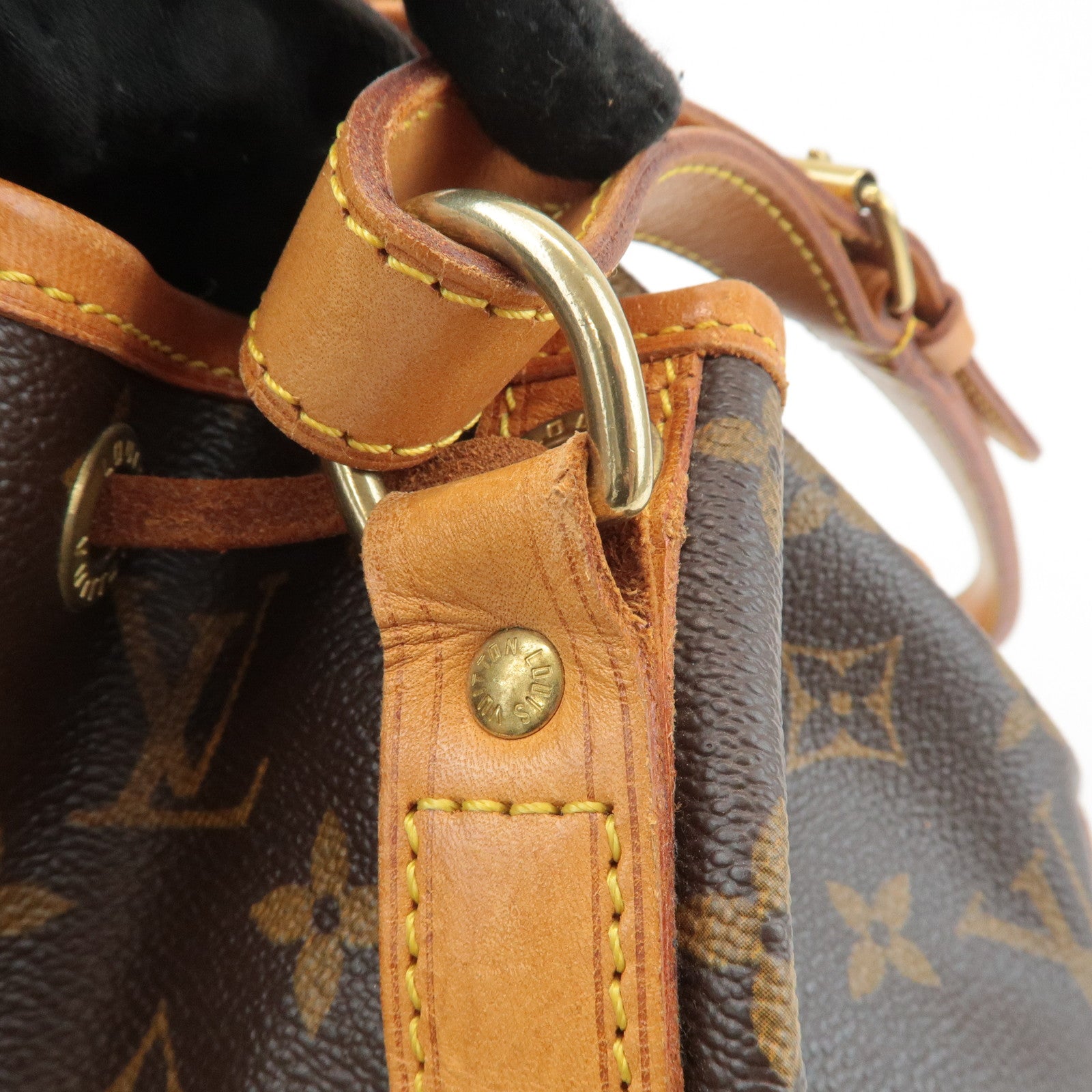 Louis Vuitton Monogram Petit Noe Shoulder Bag Brown M42226 Used