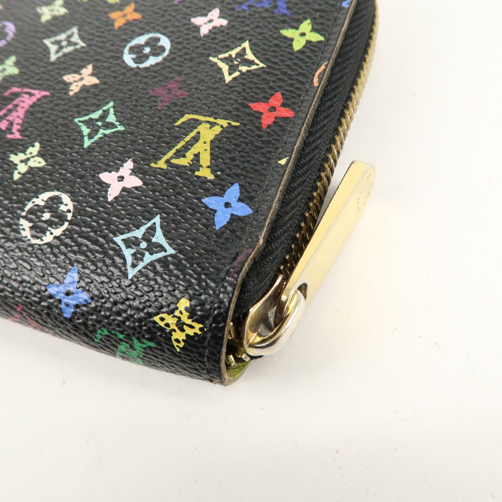 Louis Vuitton Monogram Multi Color Zippy Wallet Noir M60244