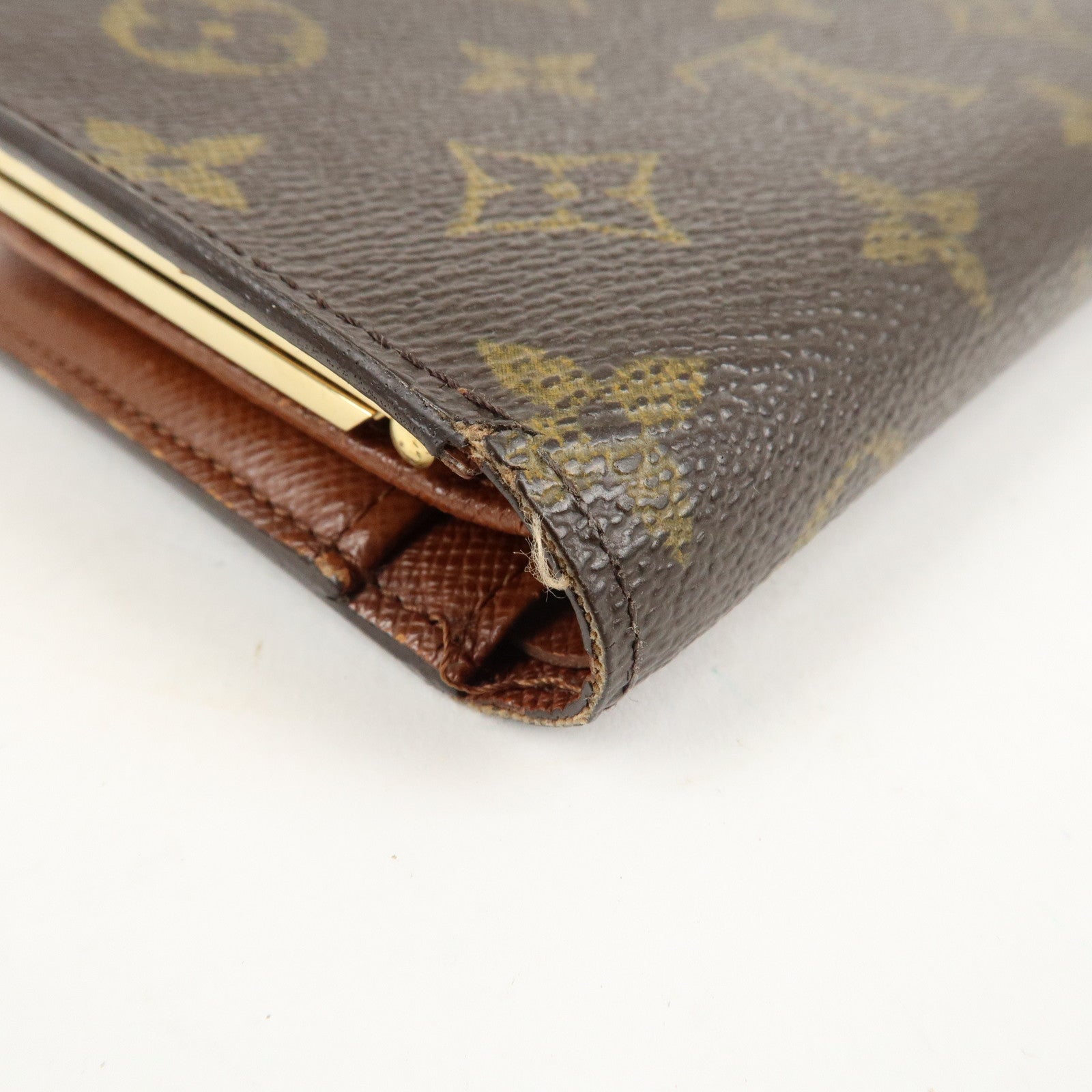 Louis Vuitton Monogram Porte Monnaie Billets Viennois M61663 Used