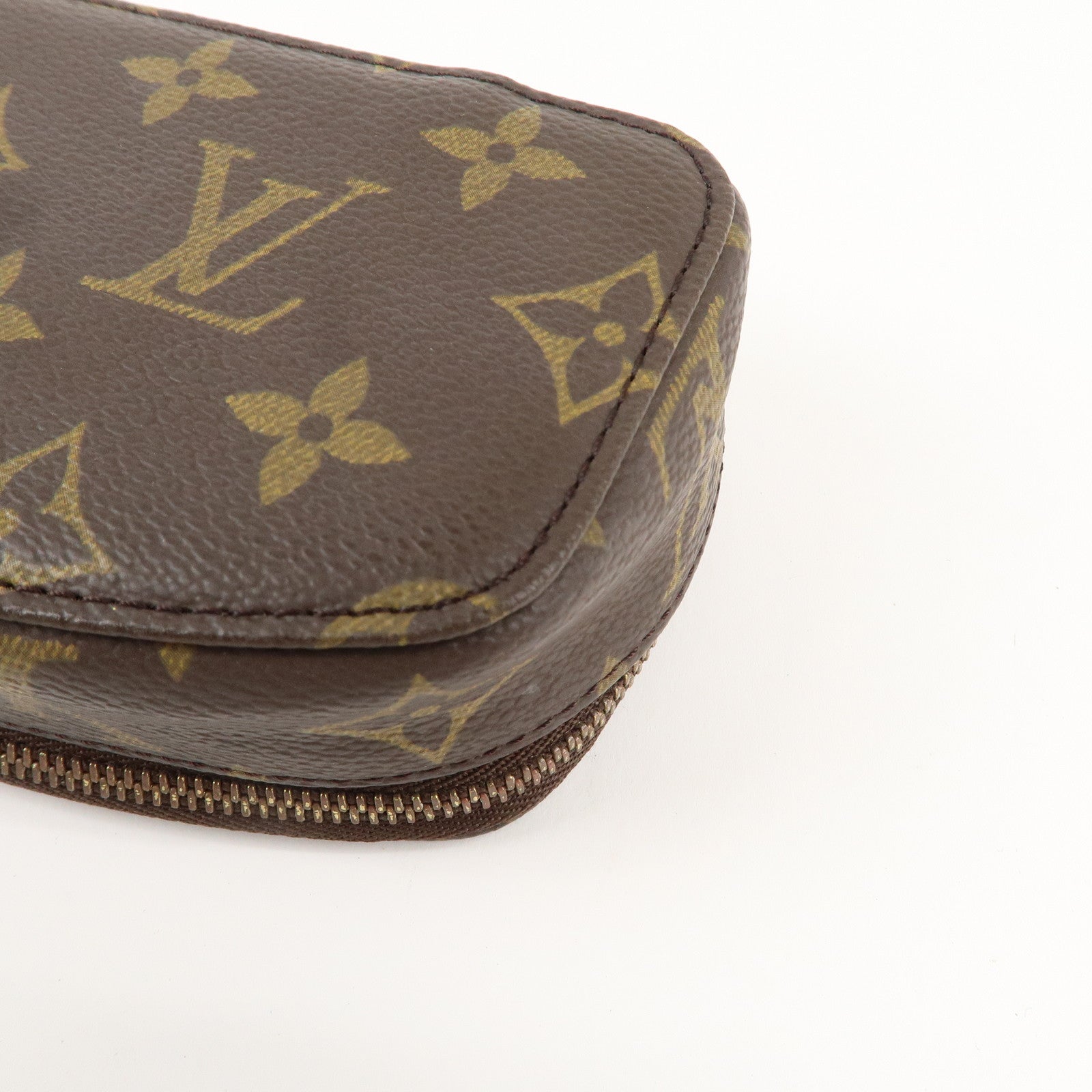 Louis Vuitton Monogram Posh Monte Carlo Pouch Brown M47352