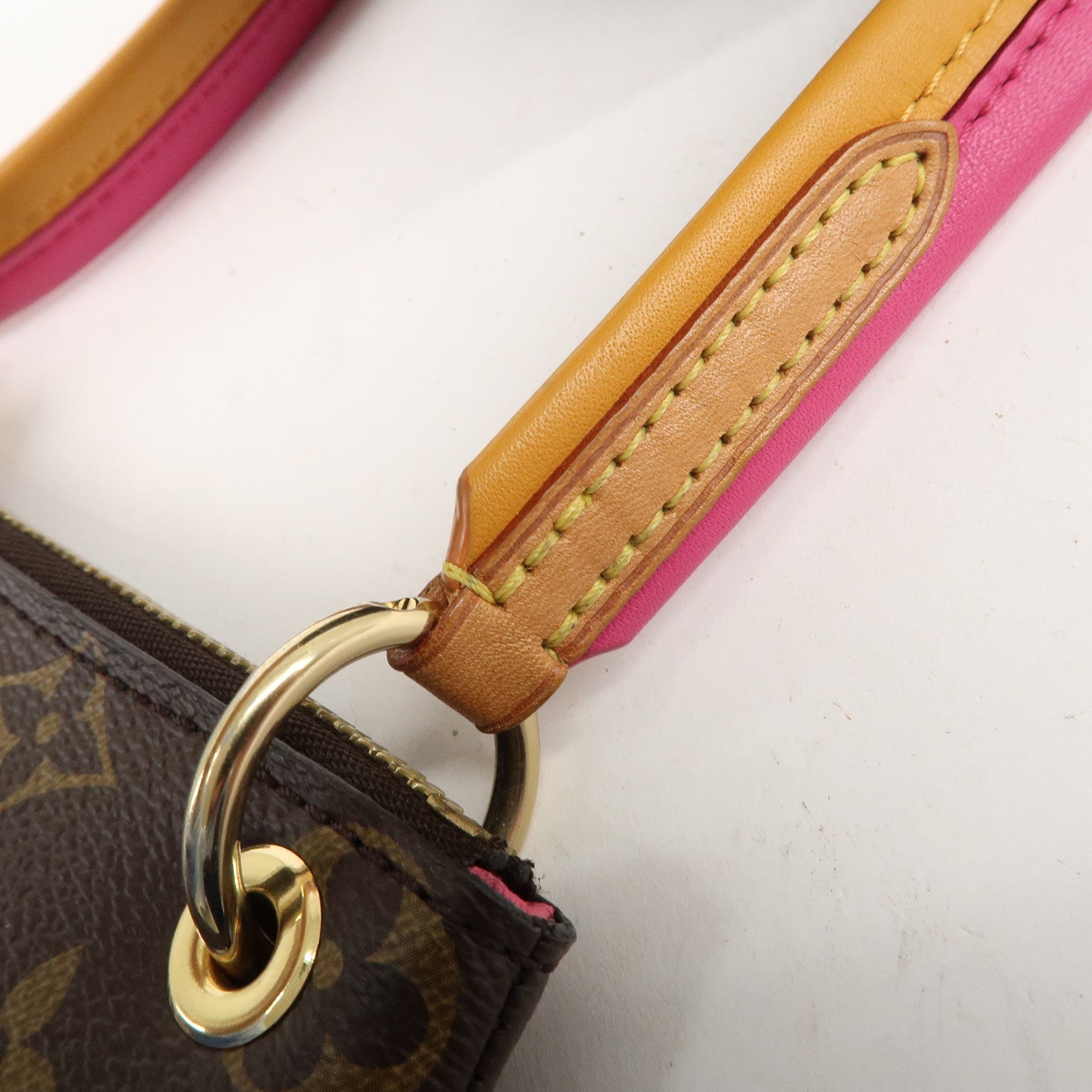 Louis Vuitton Monogram Lorette Shoulder Bag Hot Pink M44053