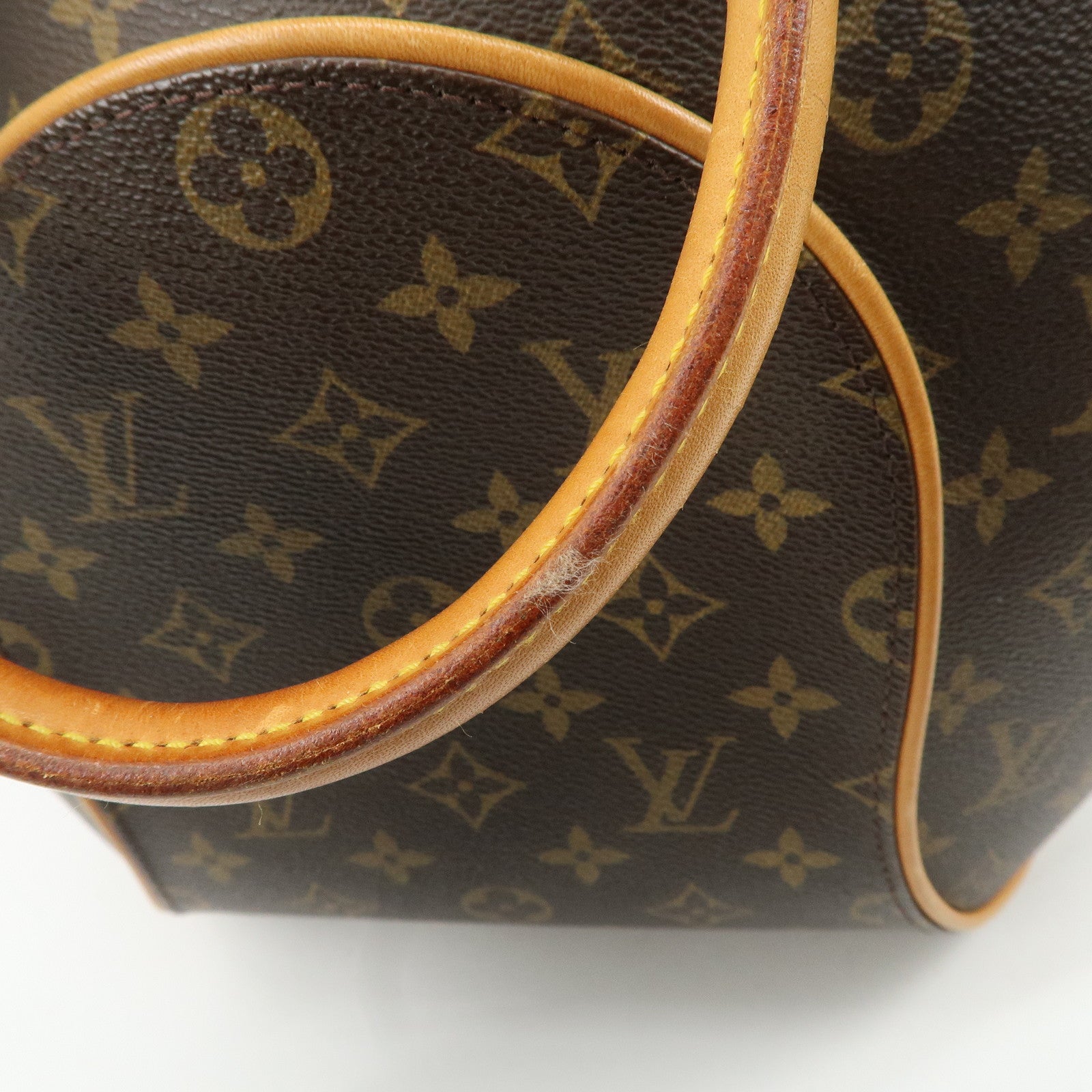 Louis Vuitton Monogram Ellipse MM Hand Bag Brown M51126 Used